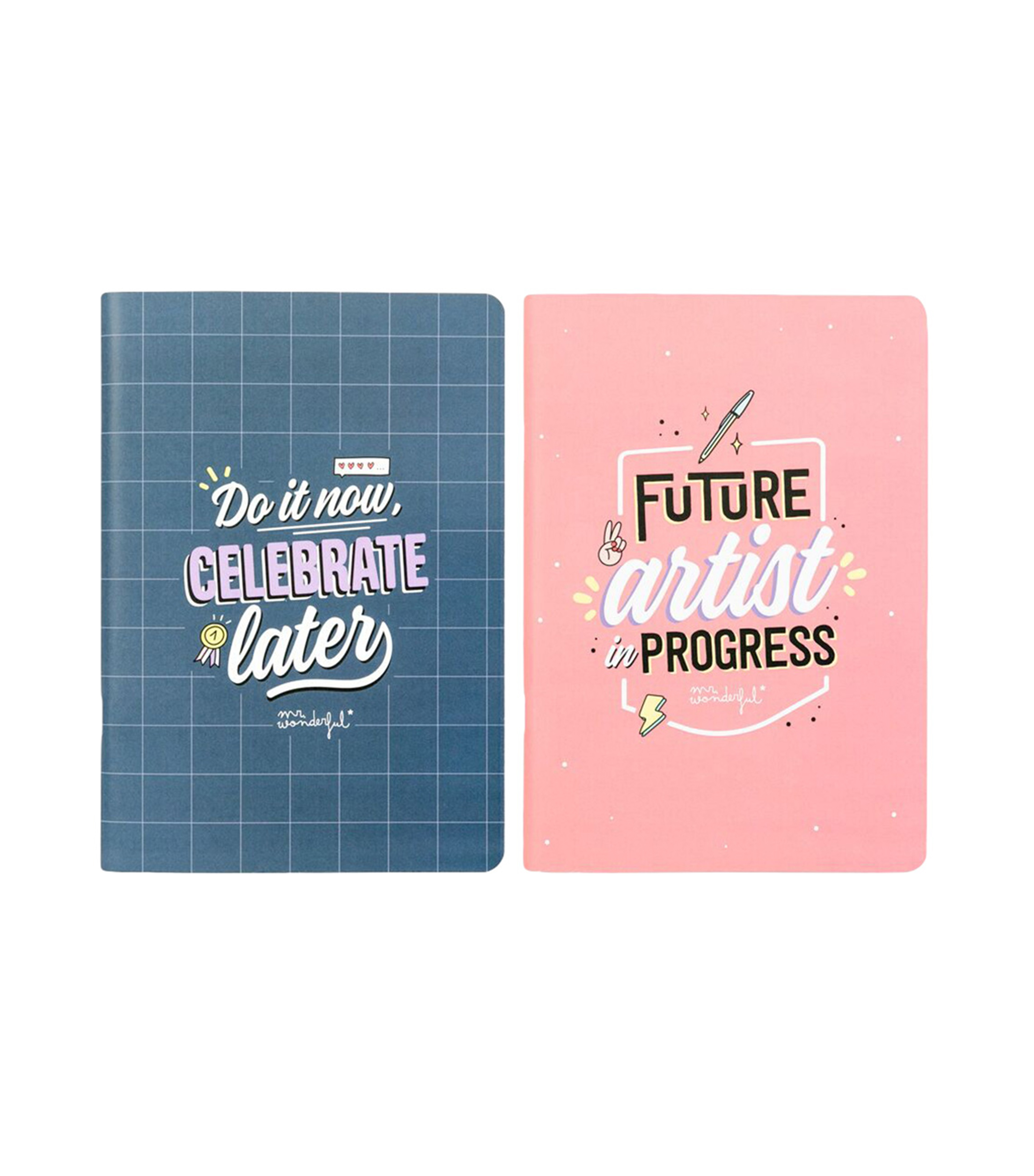Mr. Wonderful Set – Notizbuch A5, Geldbörse & Abwischbarer Stift – Capybara-Design