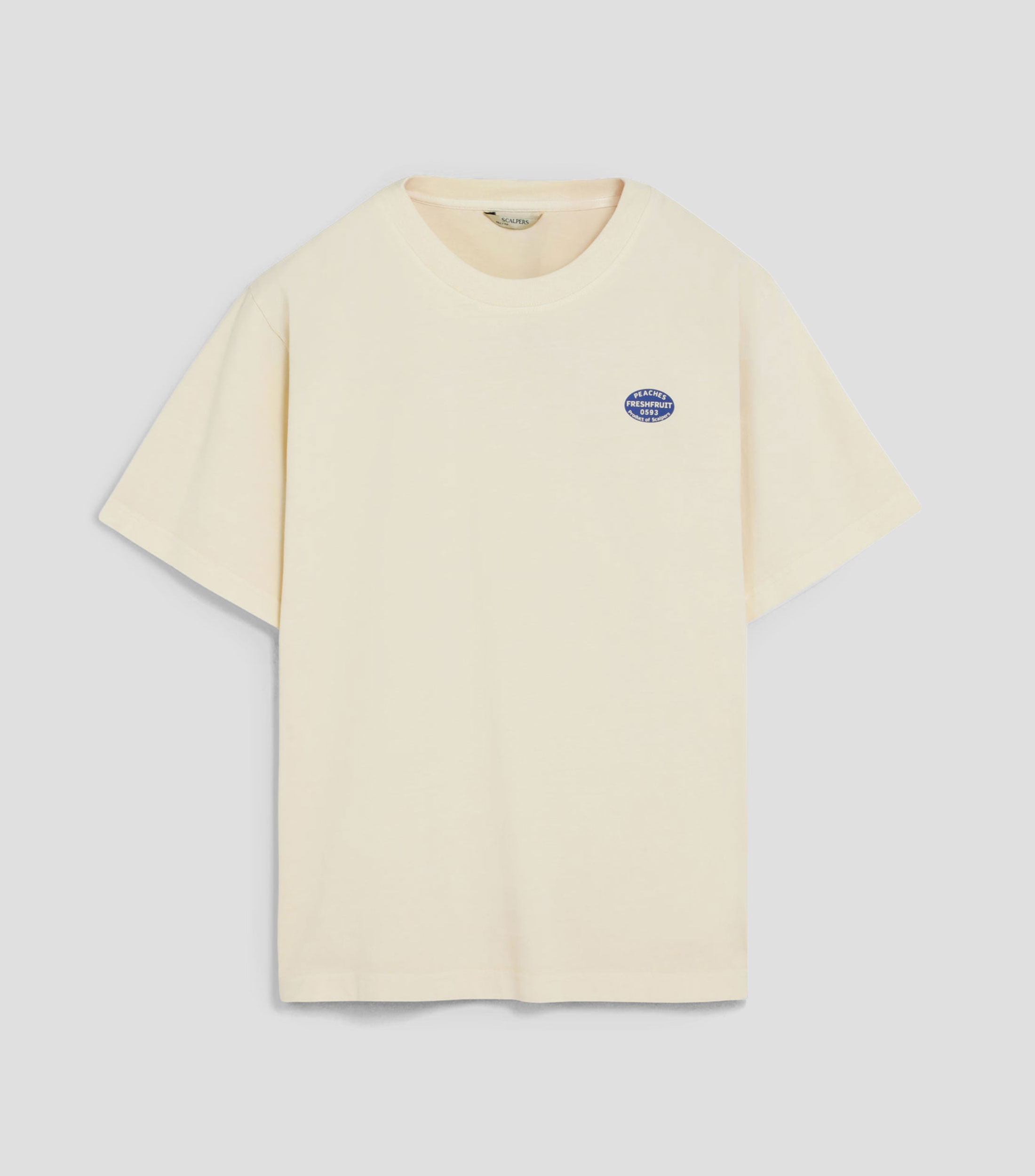 Playera cuello redondo manga corta lisa Hombre