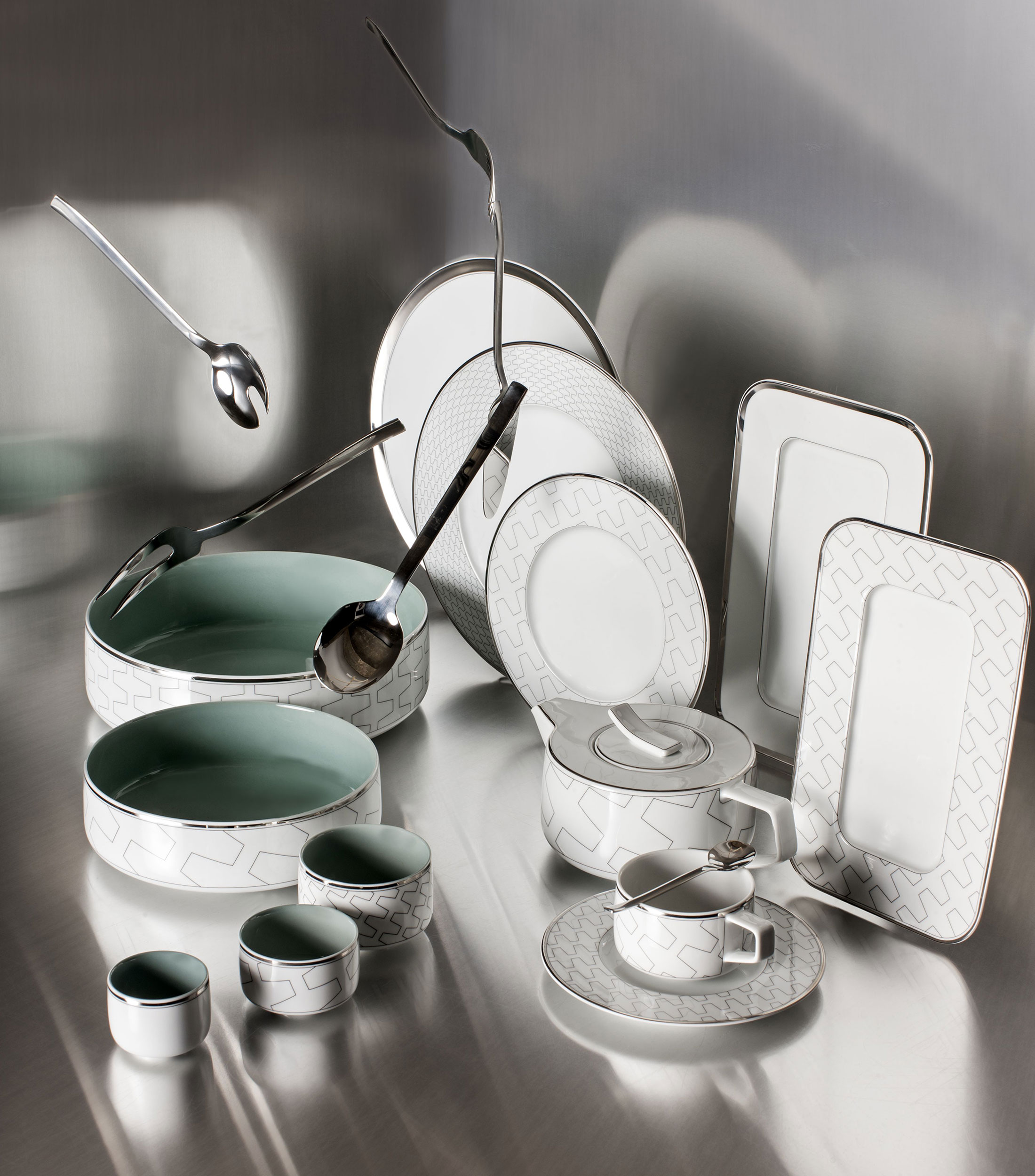 Terno para Té Trasso Multicolor