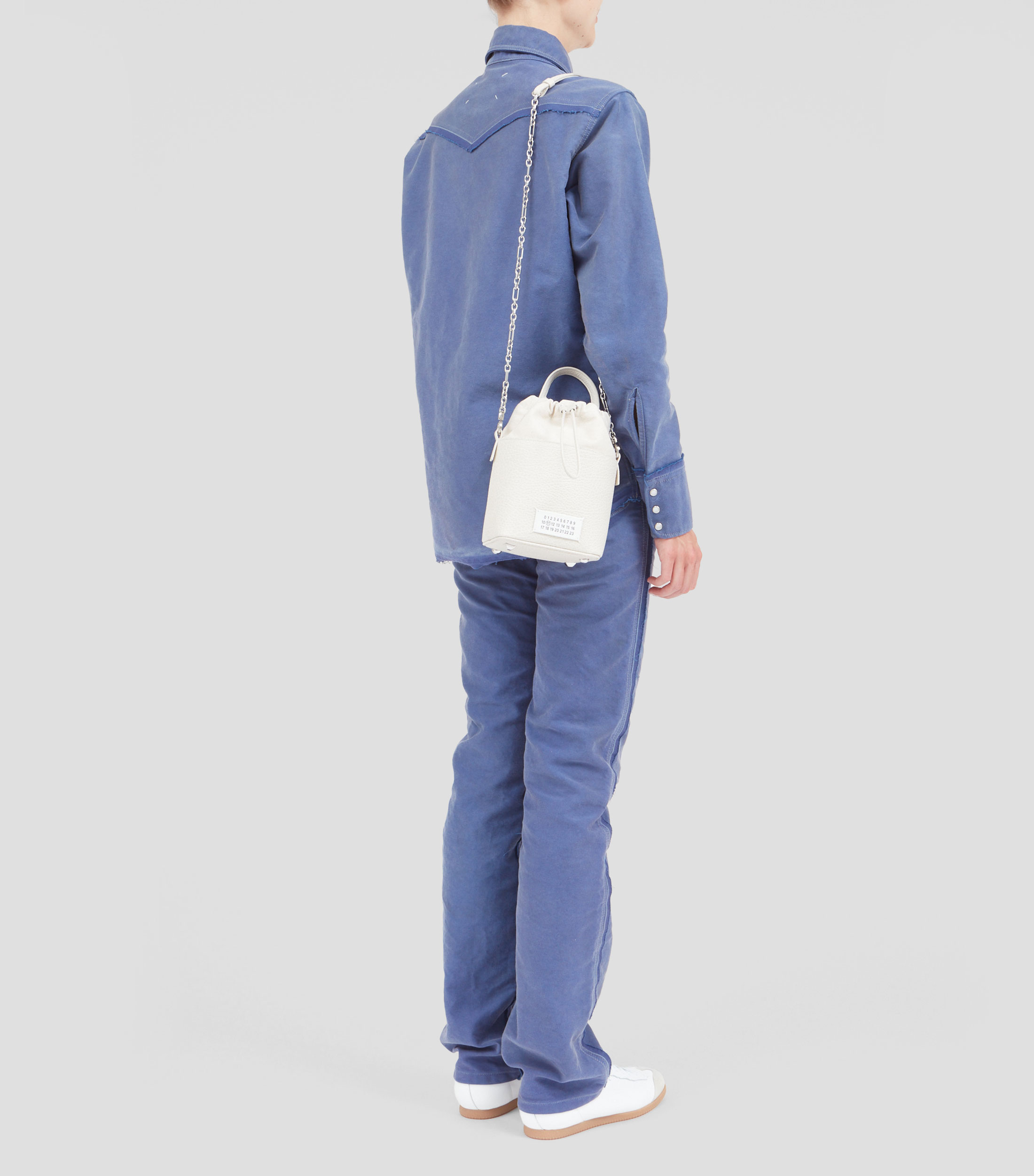 Bolsa bucket en piel 5AC Unisex