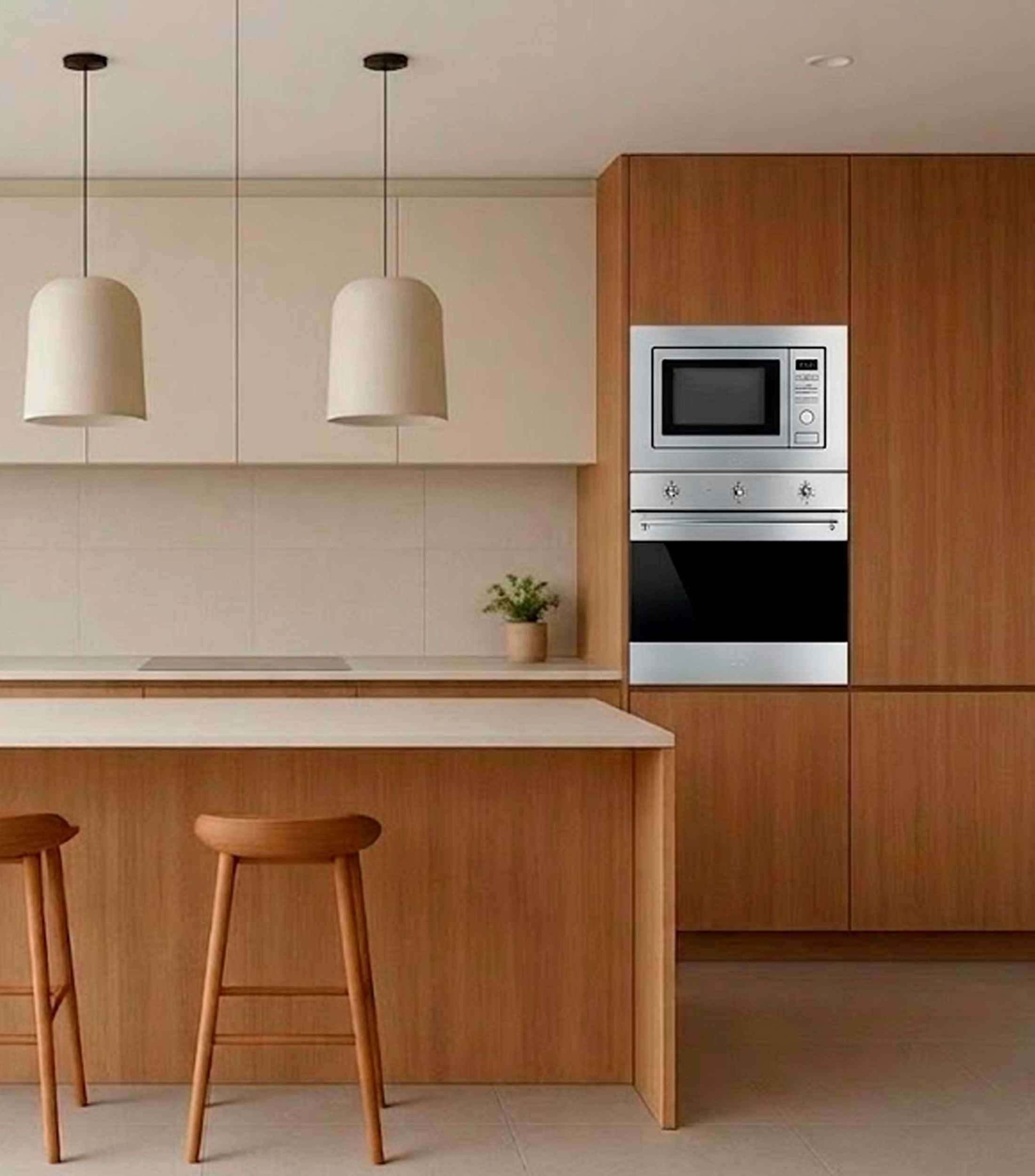 Set microondas y horno a Gas