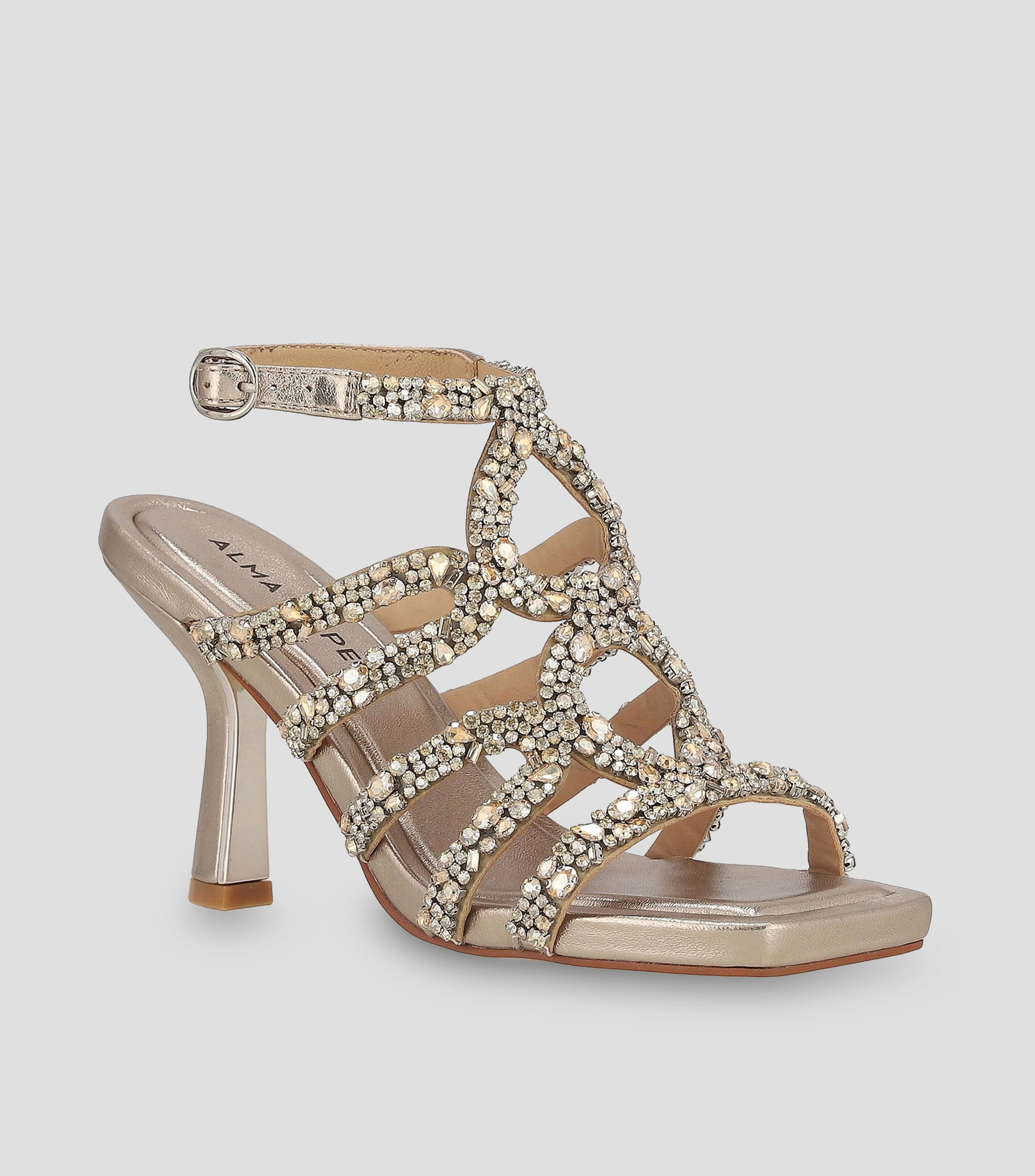 Sandalias con Tacón Delgado de 10 cm Mujer