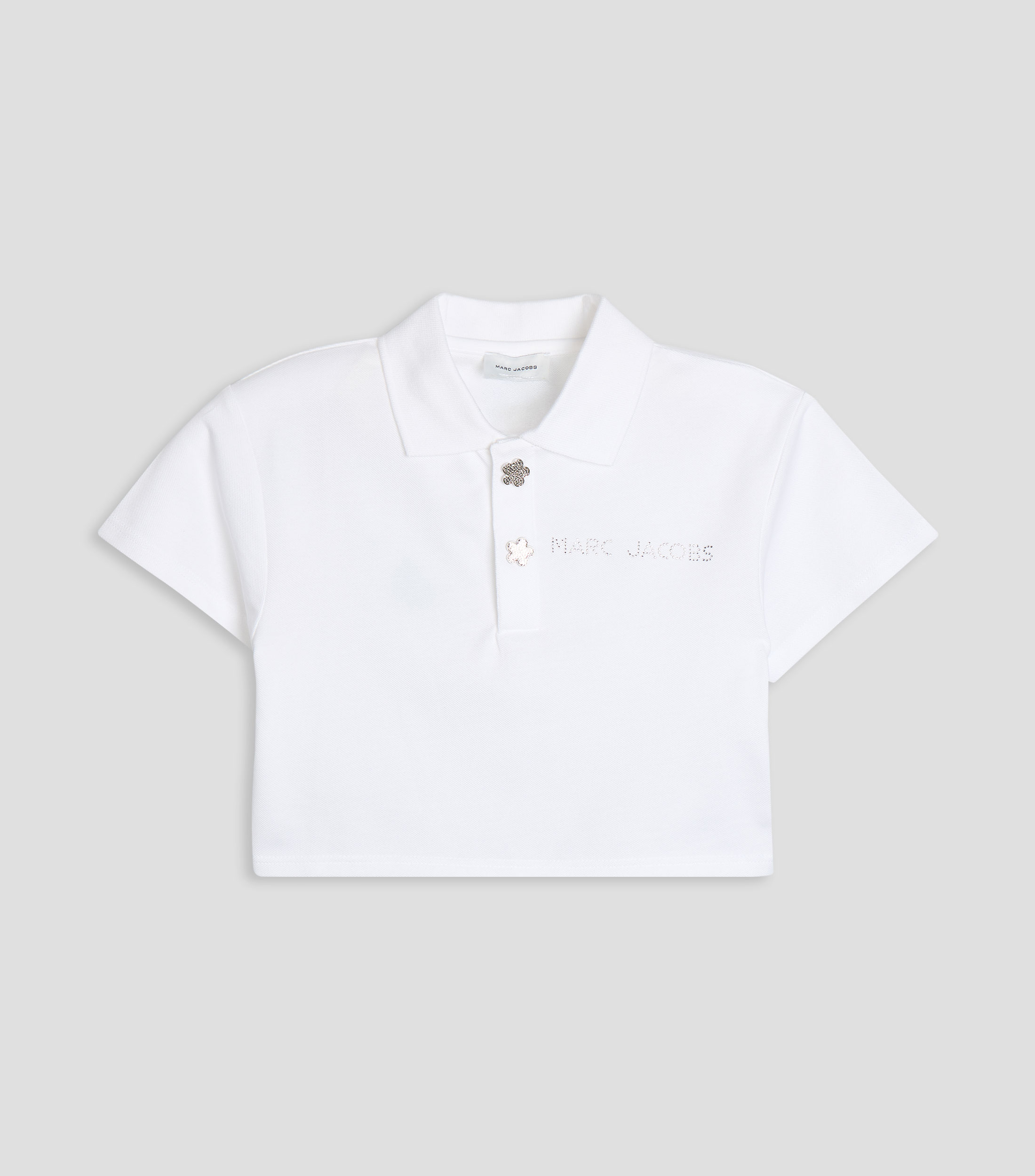 Playera tipo polo manga corta lisa Niña
