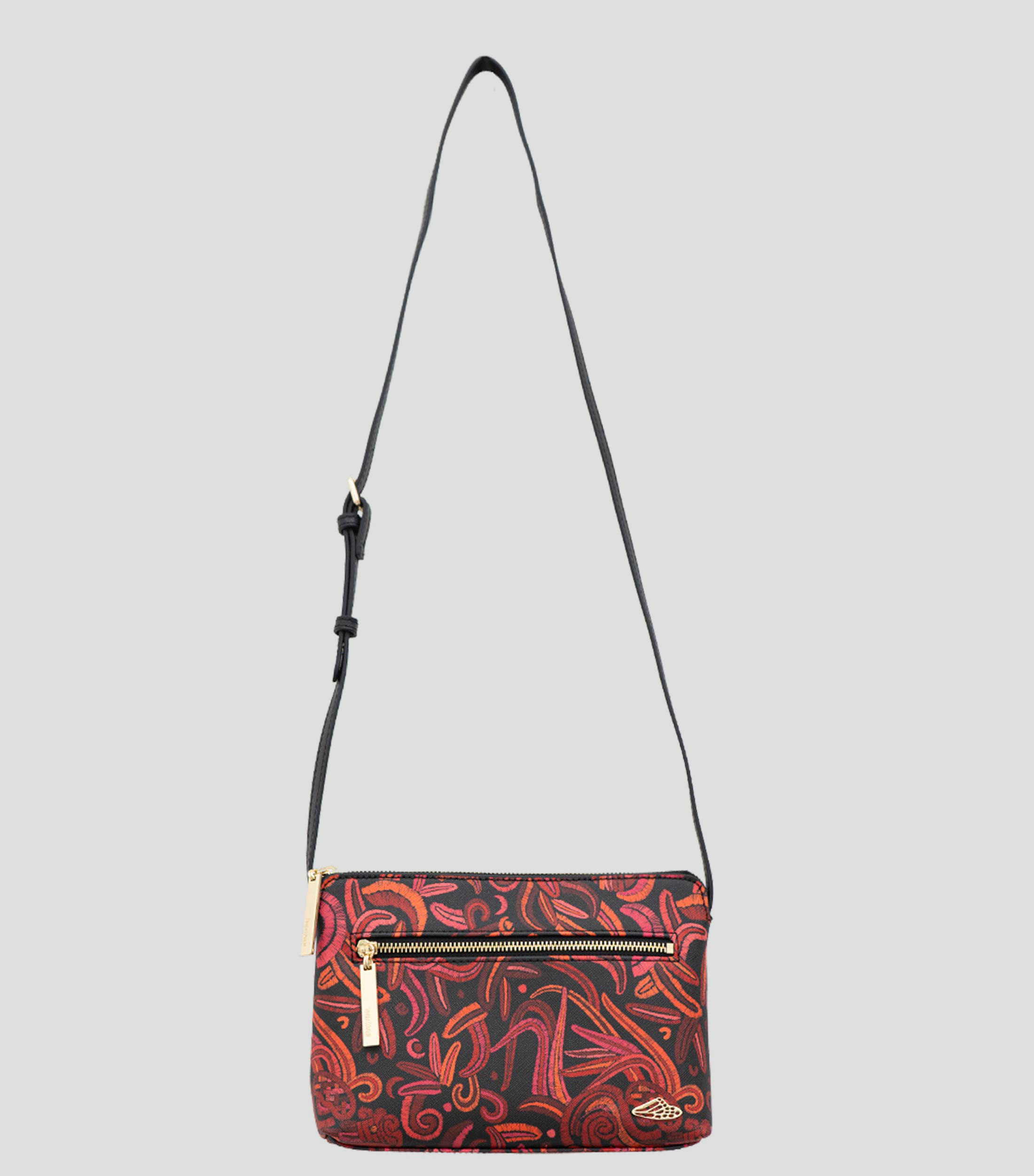 Bolsa crossbody negro Quetzalcoatl Mujer