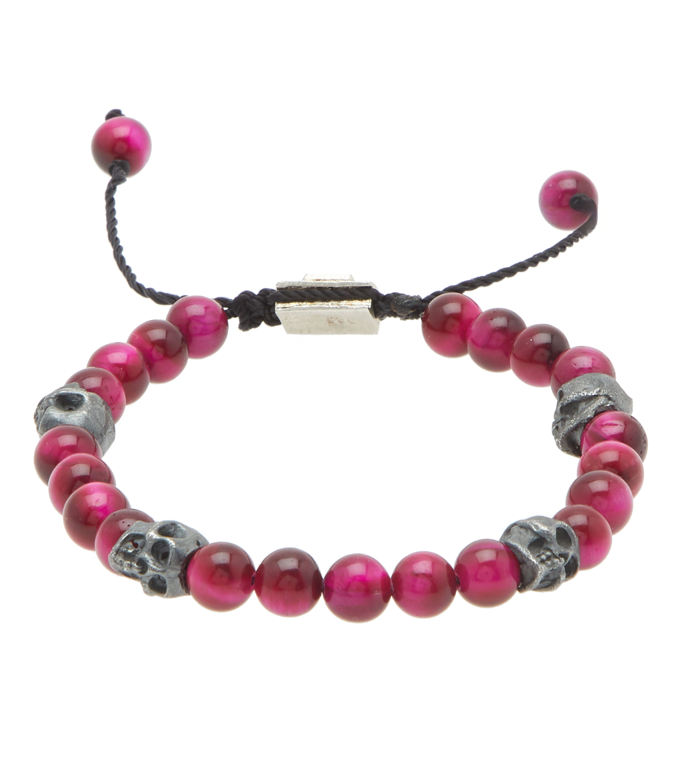 Brazalete con Craneos Hombre