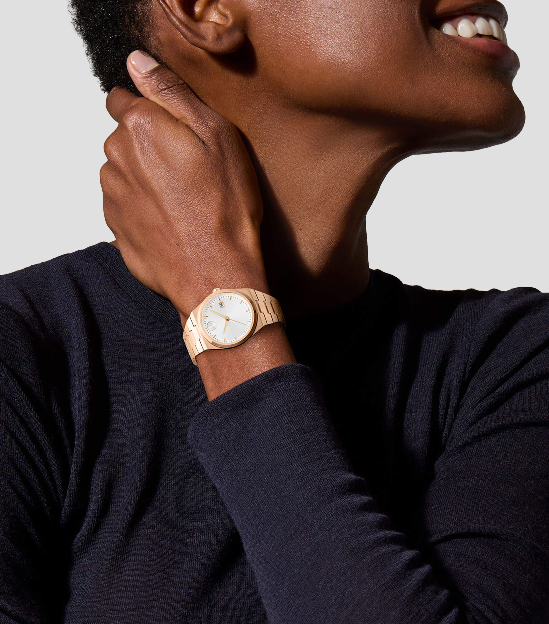 Reloj para Mujer Bold Casual Plateado, Oro Rosa