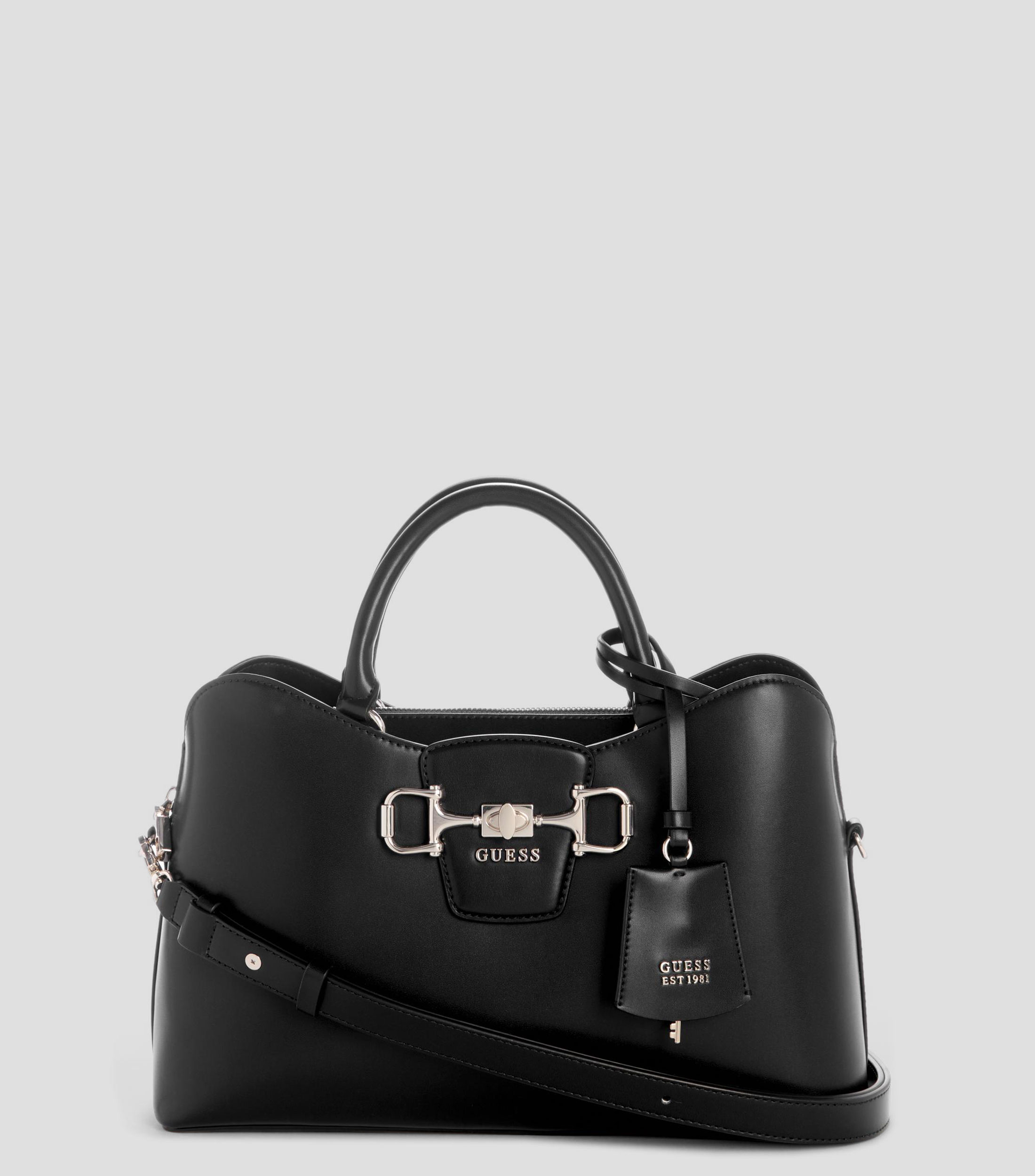 Bolsa satchel Janie liso Mujer