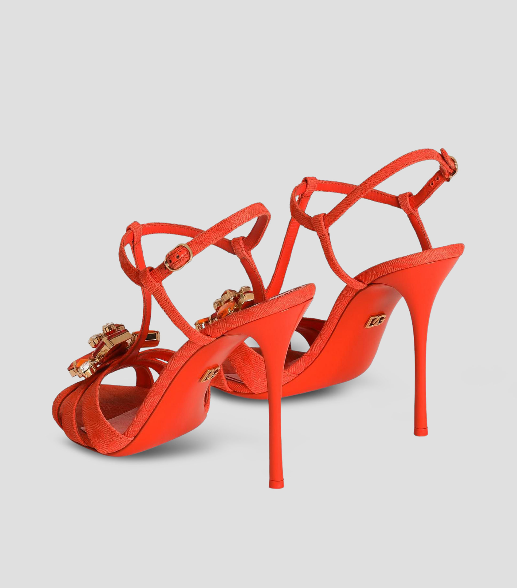 Sandalias de tacón alto de aguja Mujer