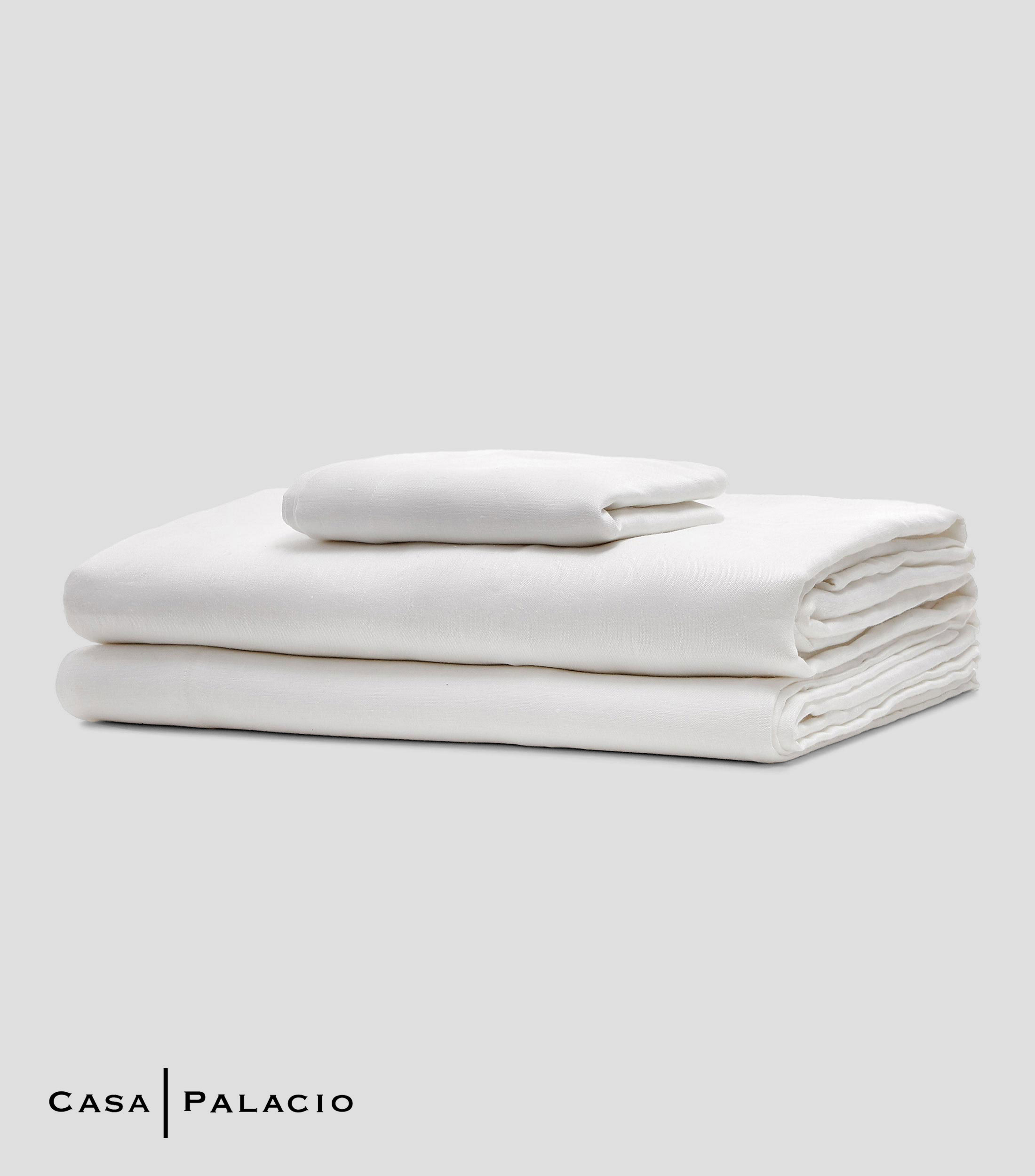 Juego de Sabanas King Size en lino Divine blanco