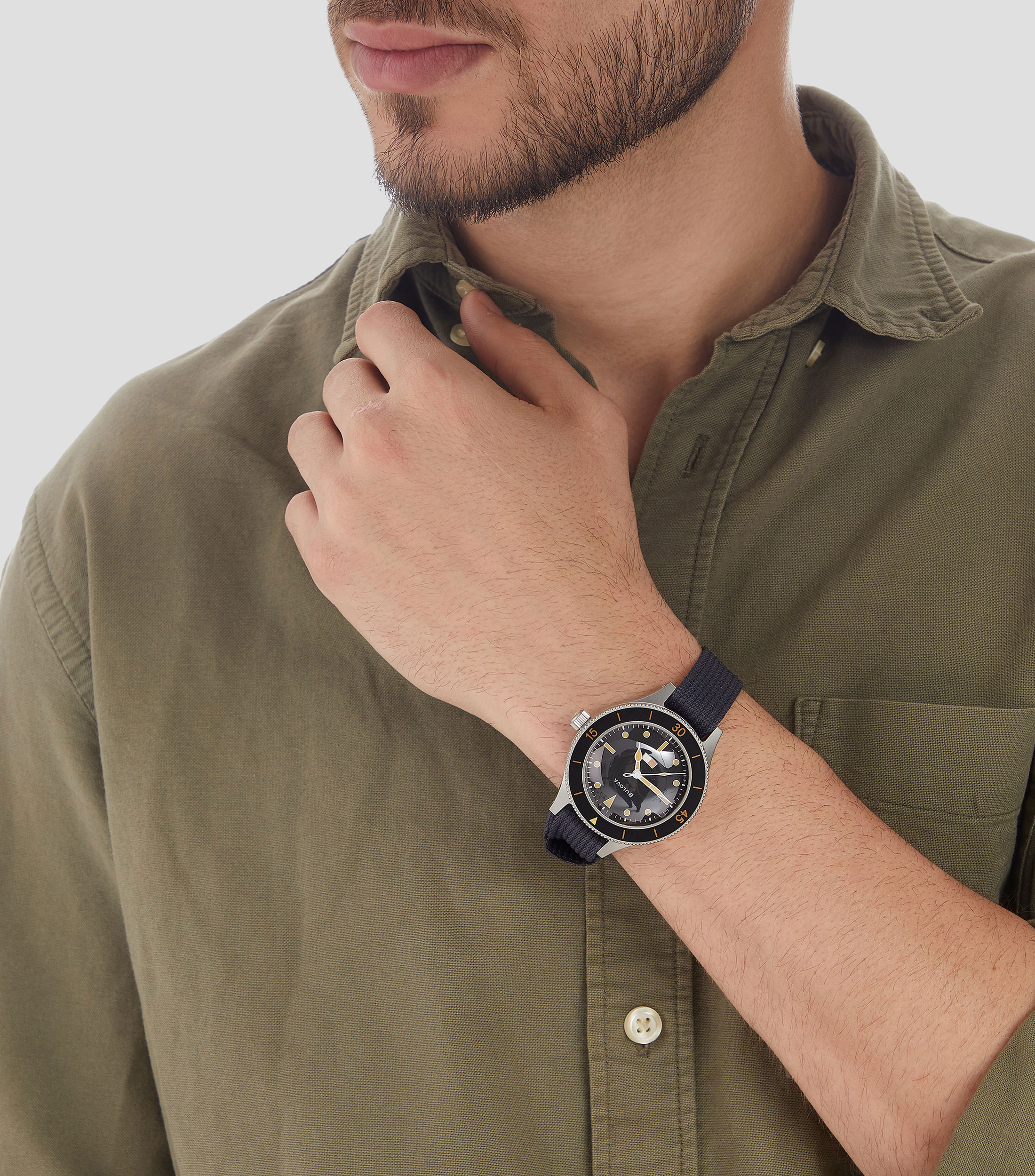 Reloj para Hombre Mil Ships Casual Plateado