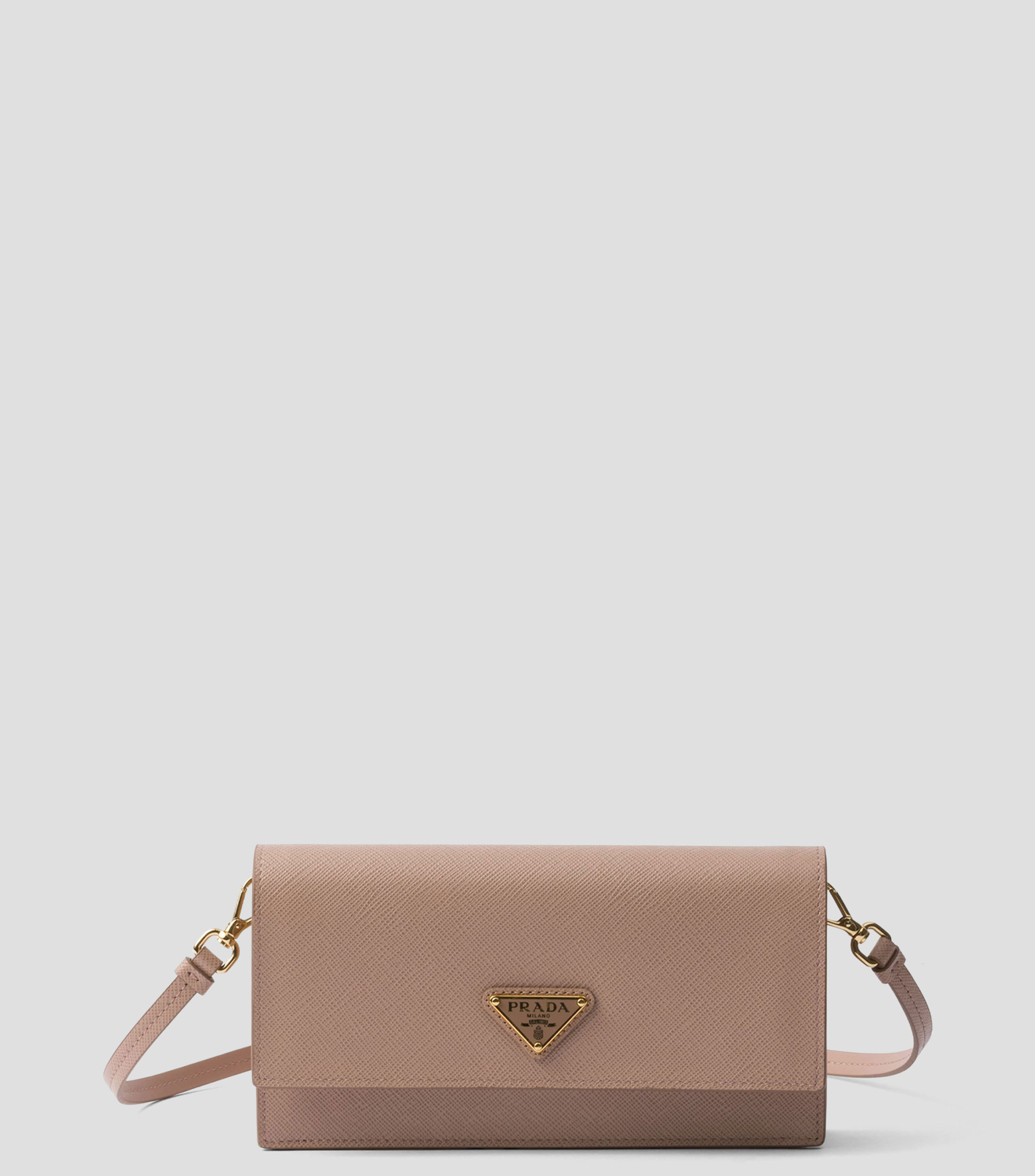Minibolsa de piel saffiano Mujer