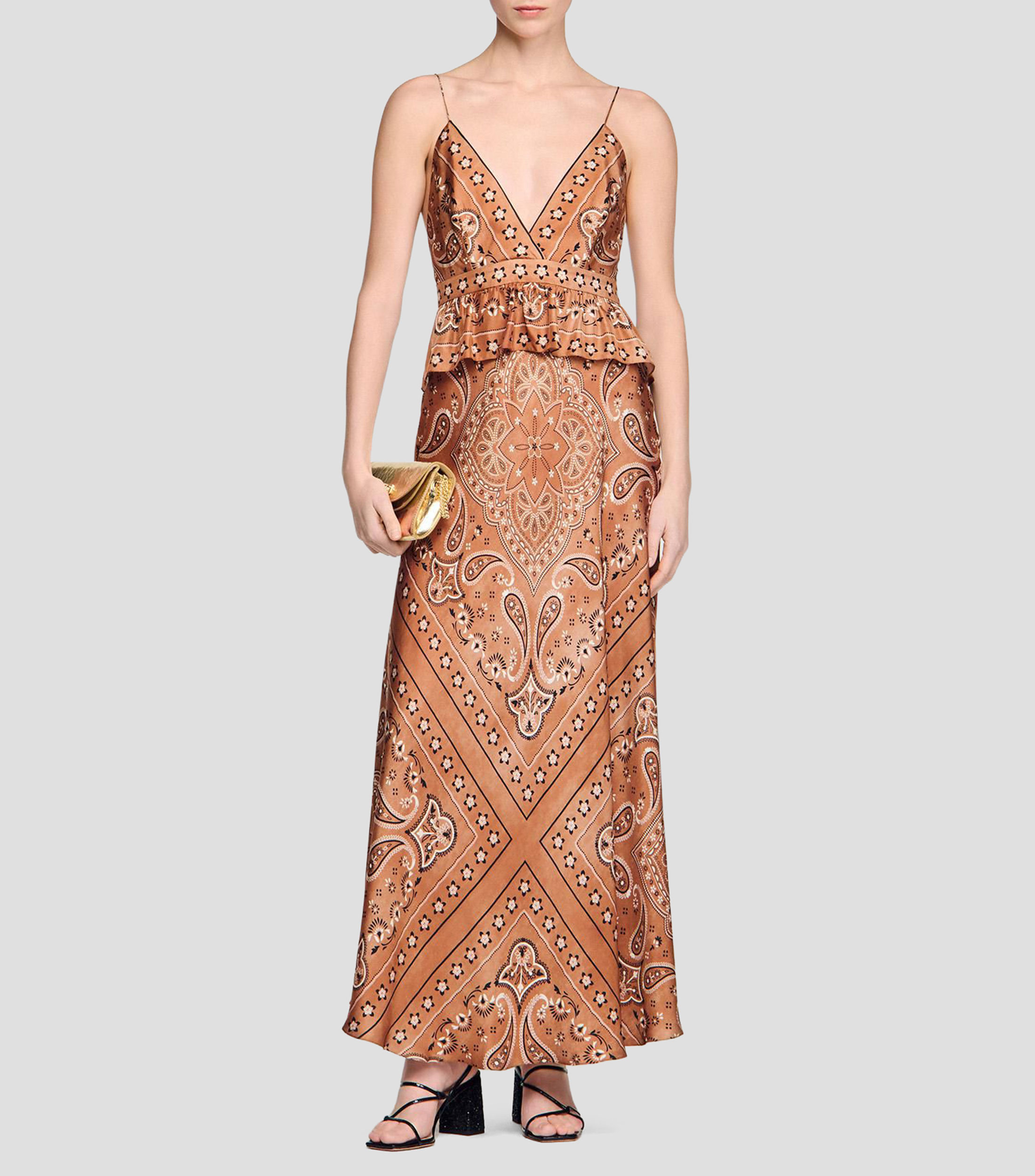 Vestido largo estampado Vanellia Mujer