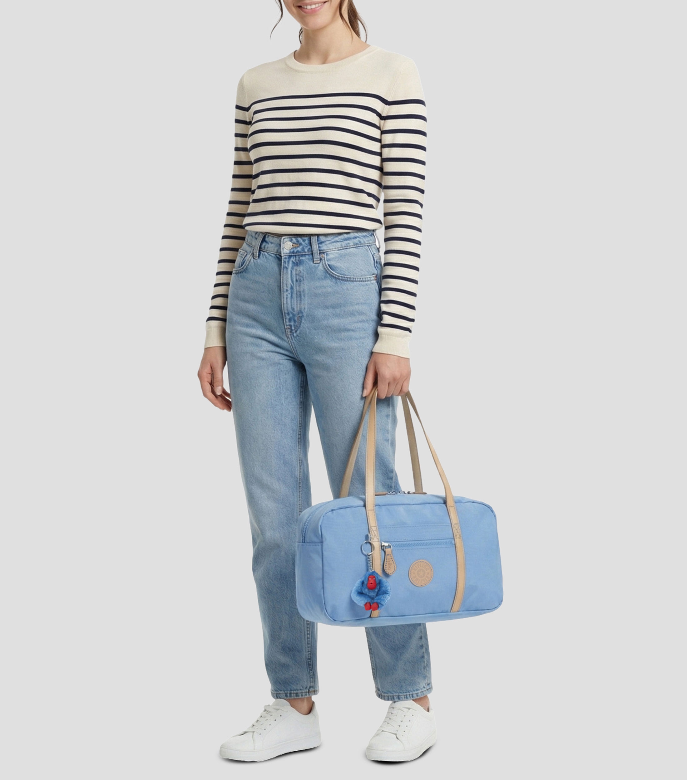 Bolsa tote azul Naira lisa Mujer