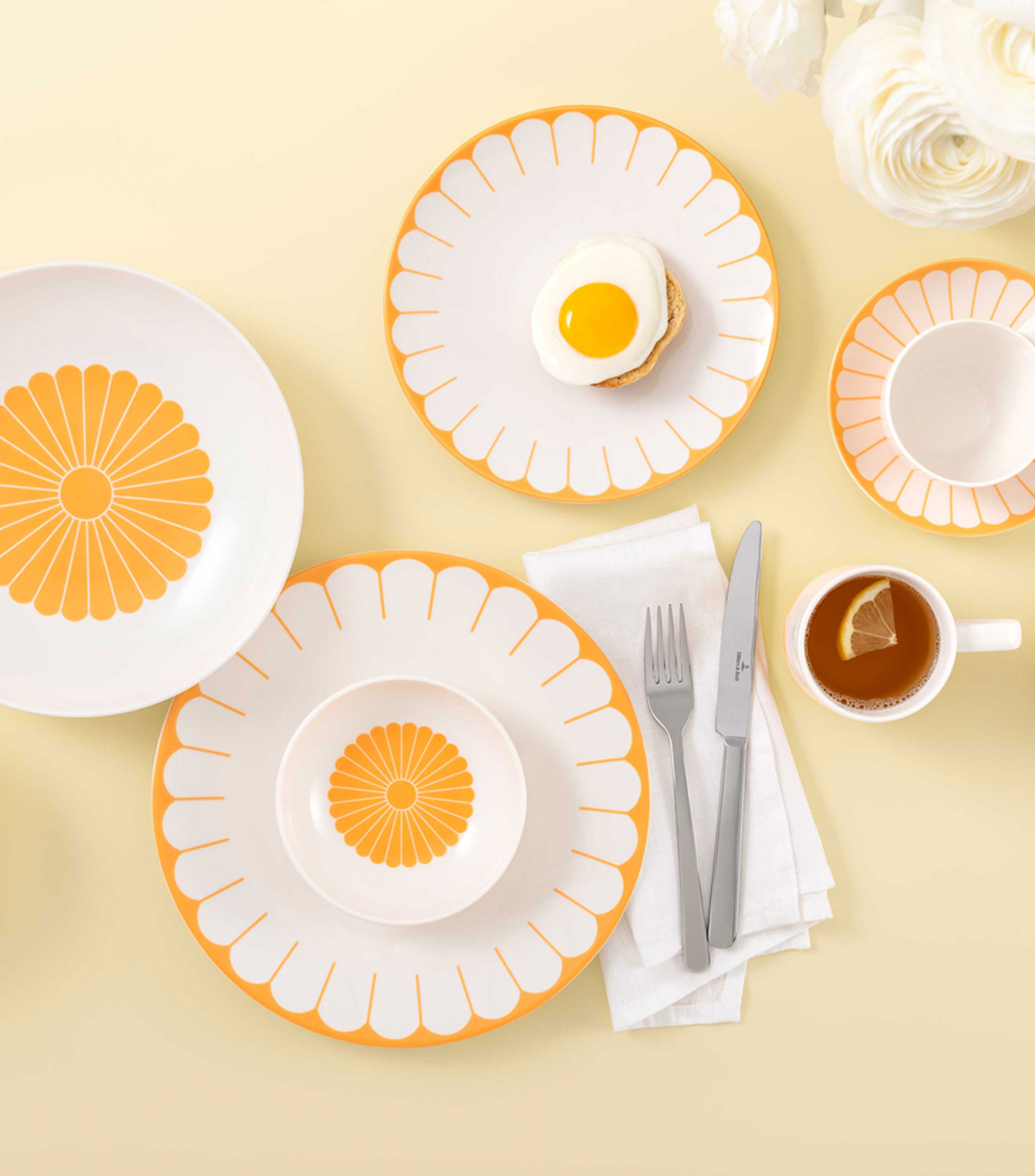 Plato para Taza de Espresso Fleur Soleil