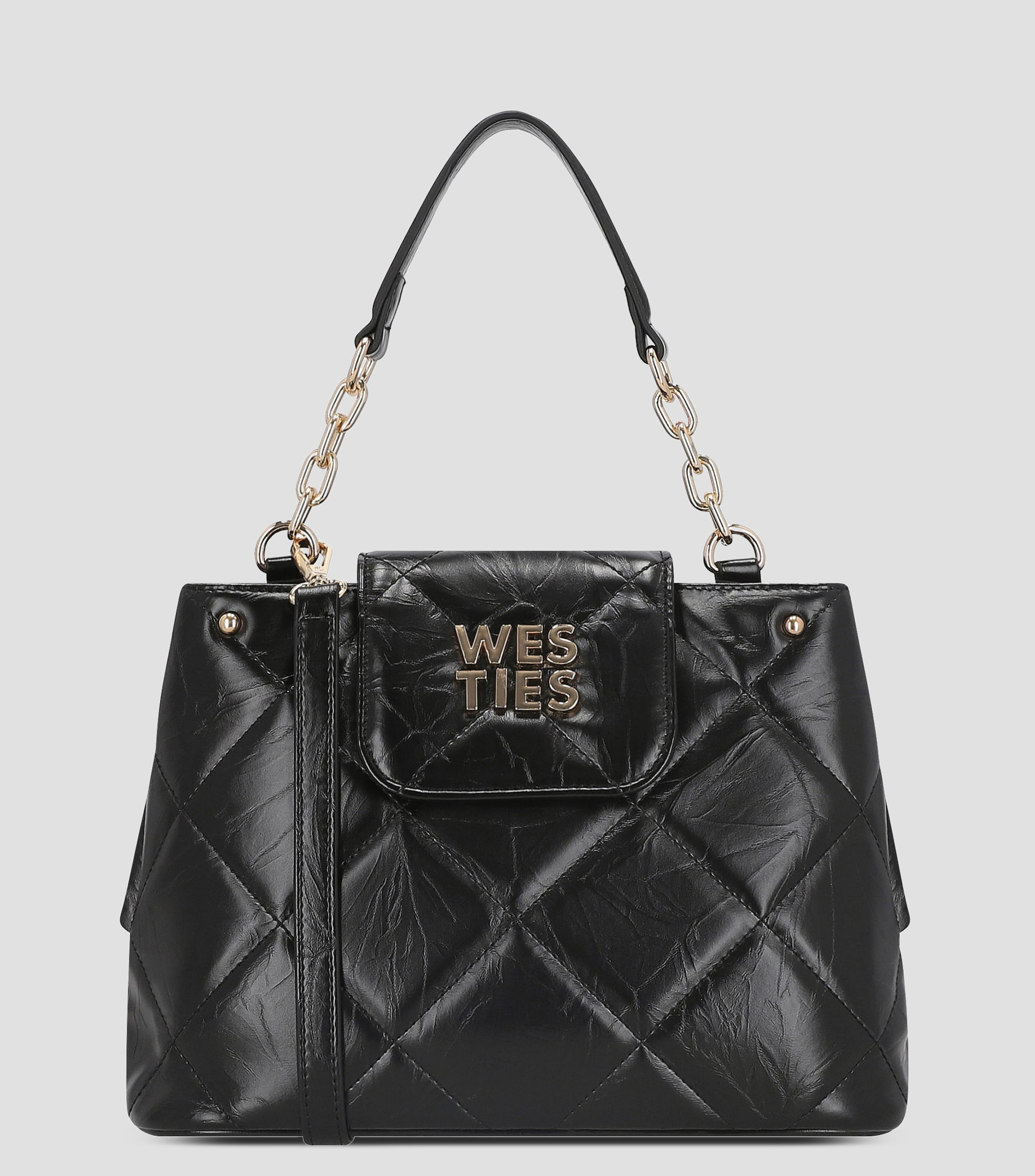 Bolsa Satchel capitonado Mujer