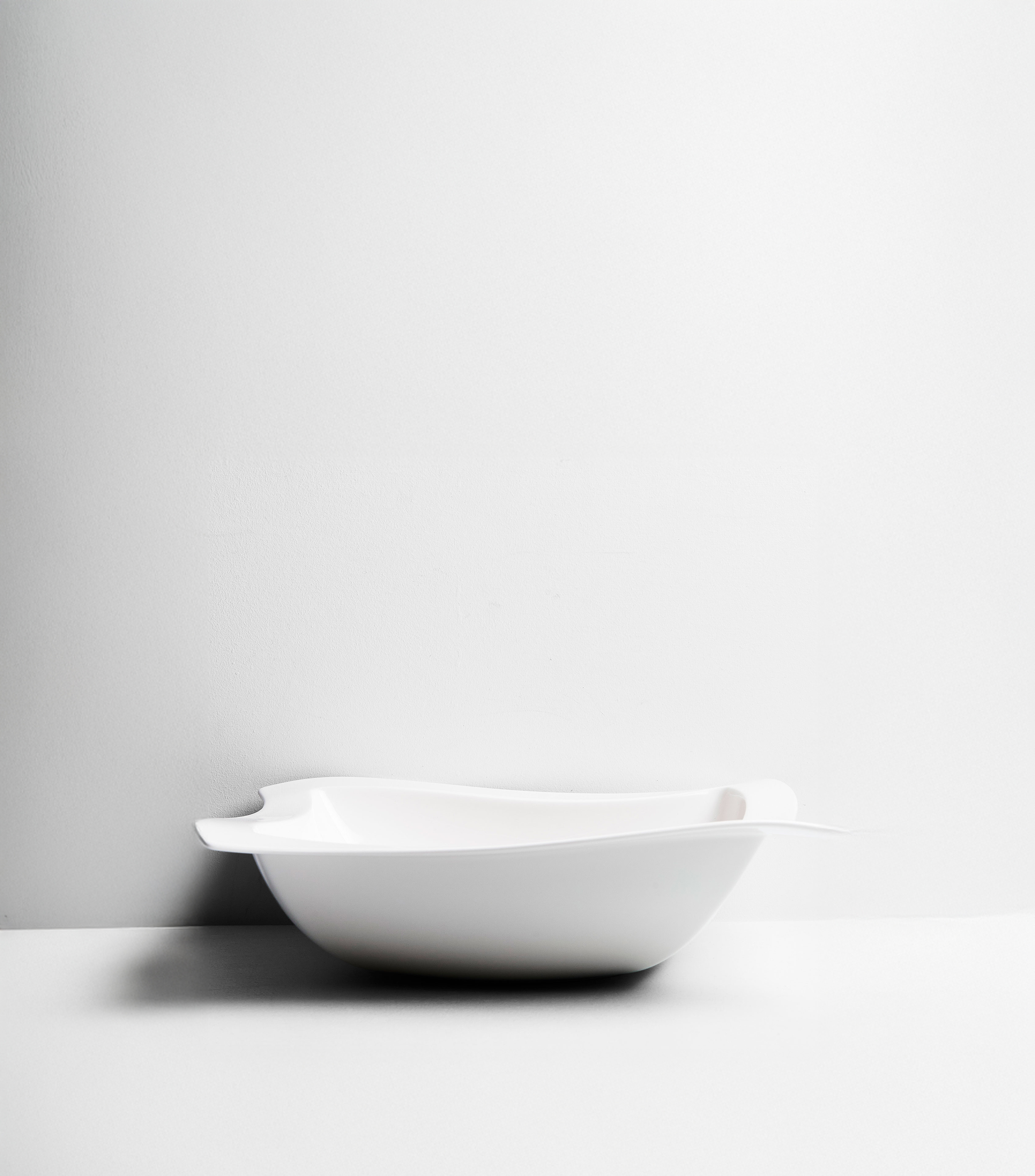 Ensaladera New Wave blanca