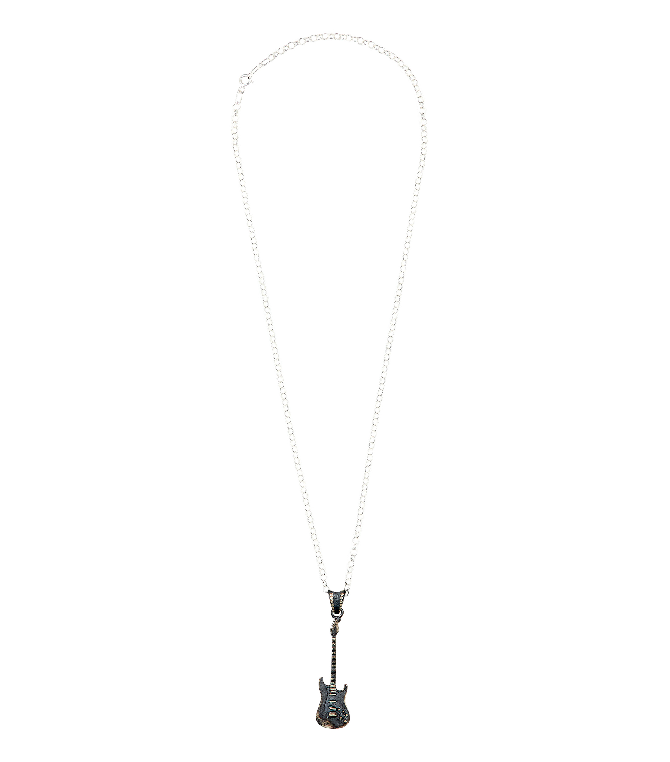Collar en plata Hombre
