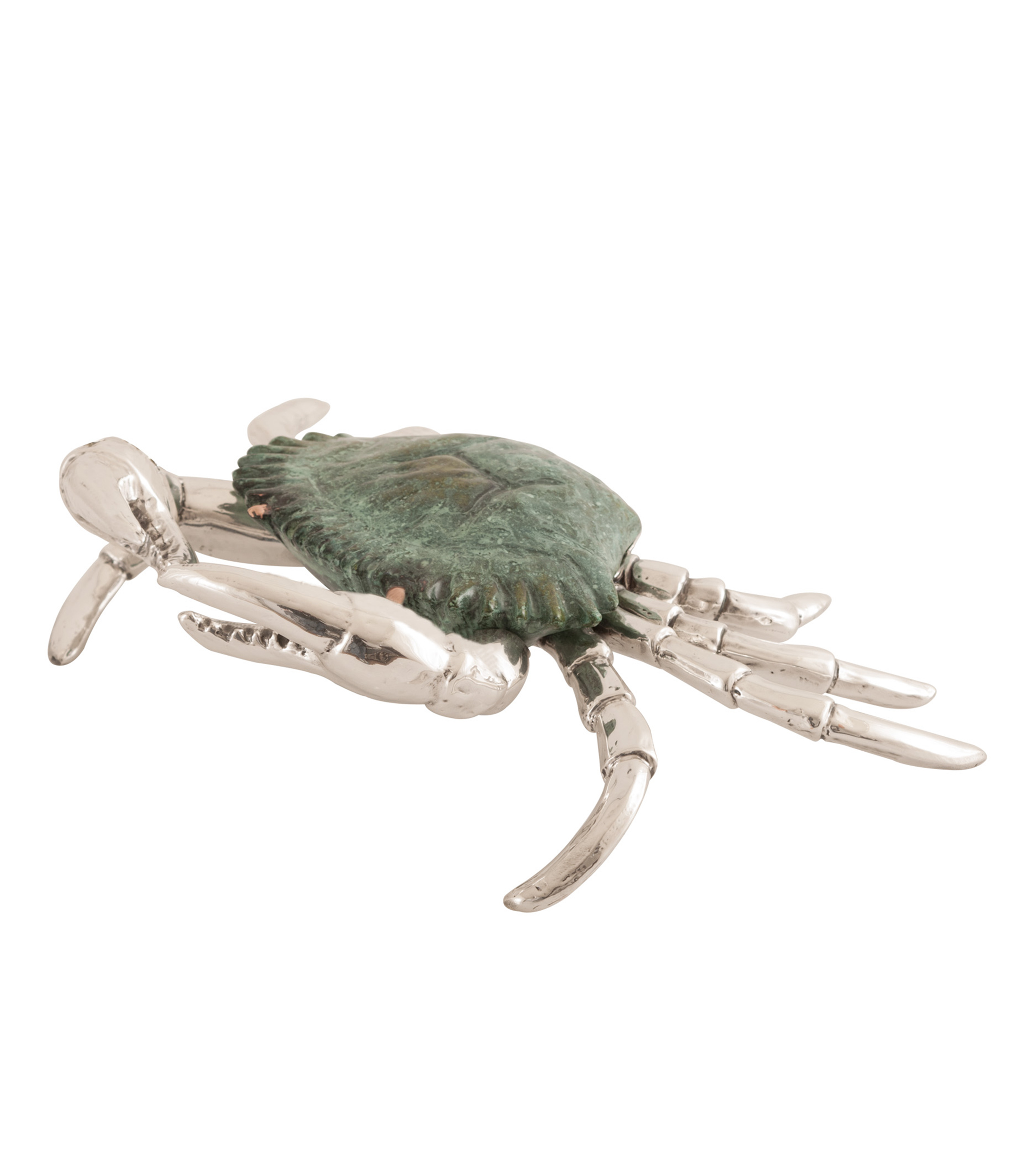 Escultura Cangrejo Verde, Plata