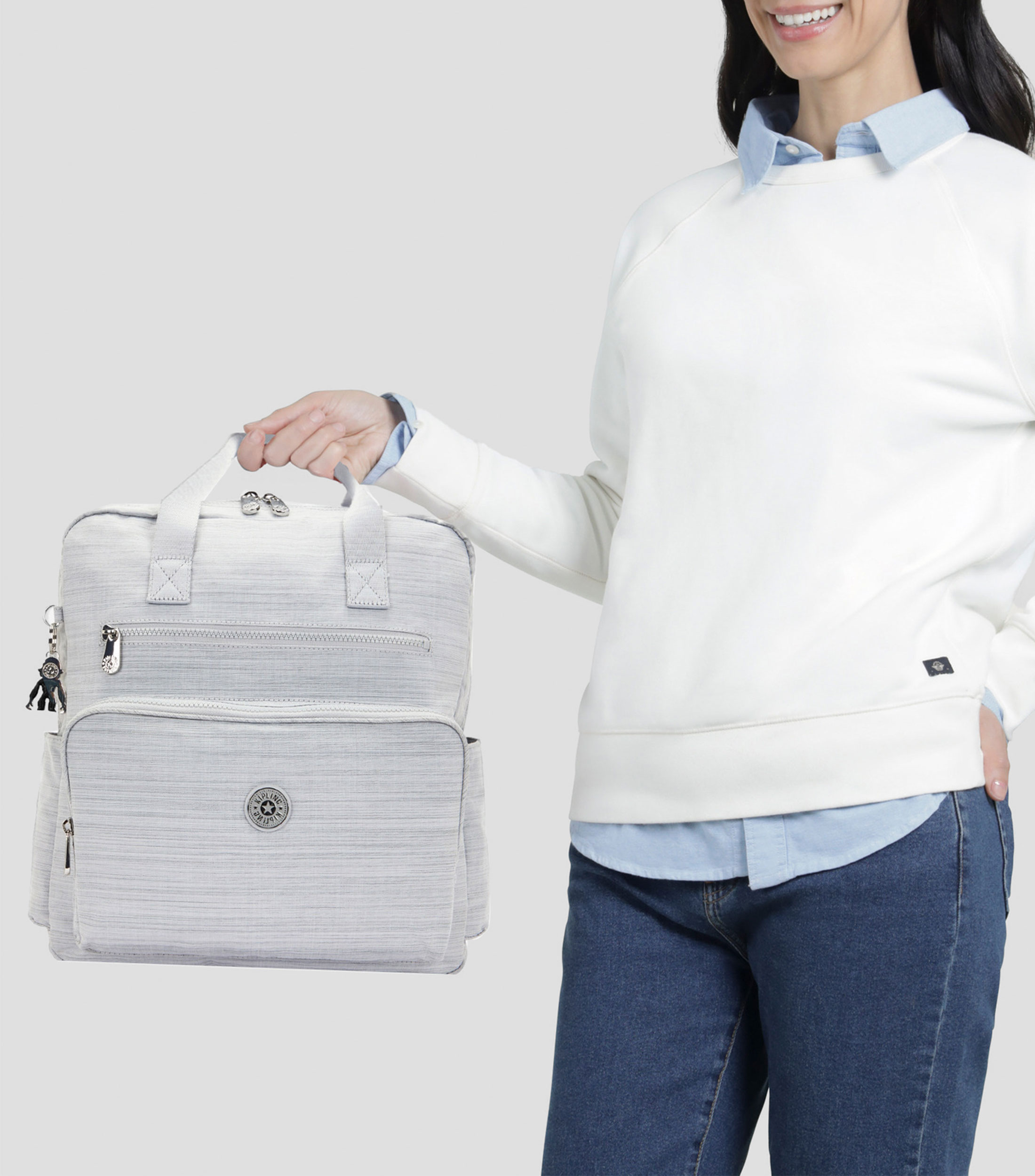 Pañalera Mochila lisa