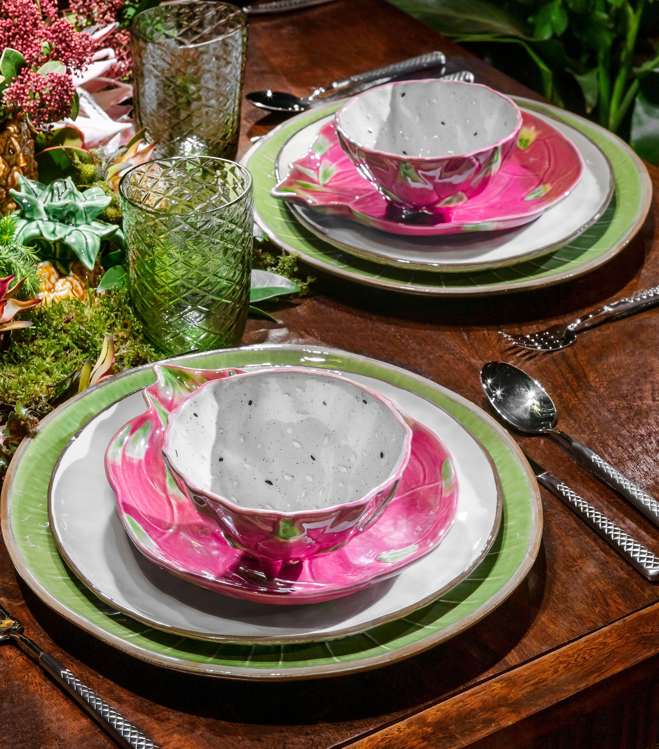 Plato para postre Pitaya