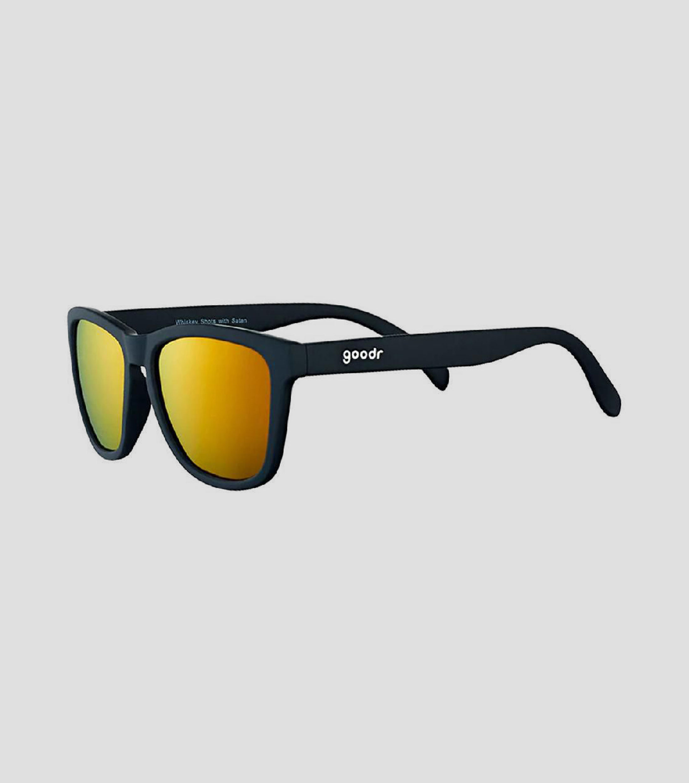 Lentes de sol cuadrados Whiskey Shots with Satan Negro Unisex