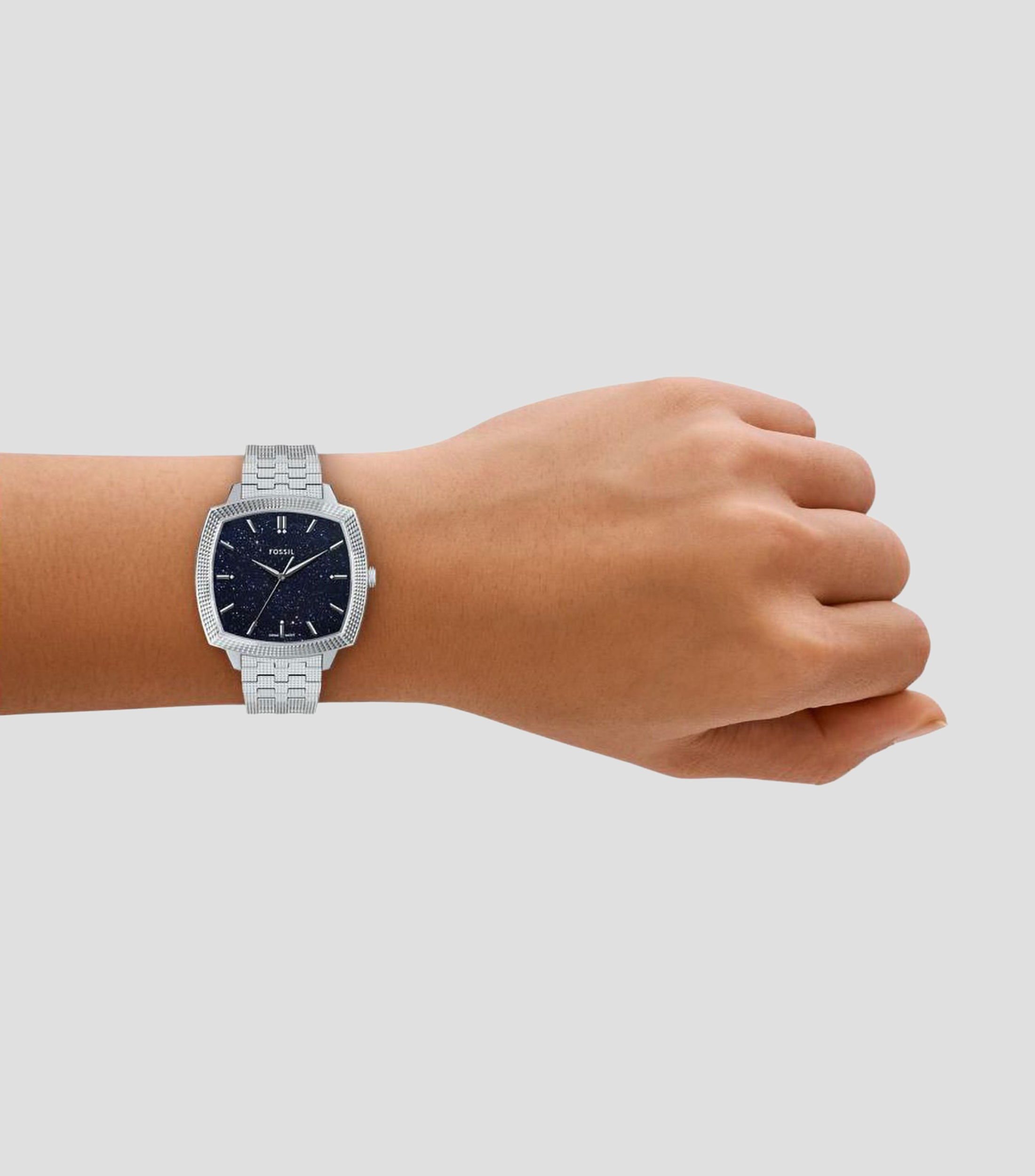 Reloj Unisex Nick Jonas X Fossil Machine Luxe Plateado