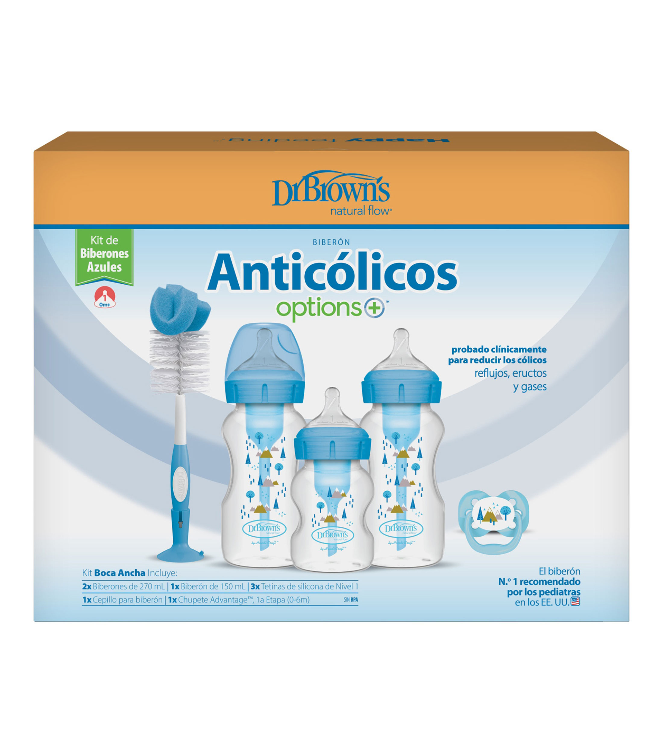 Set Anticolicos Options Azul