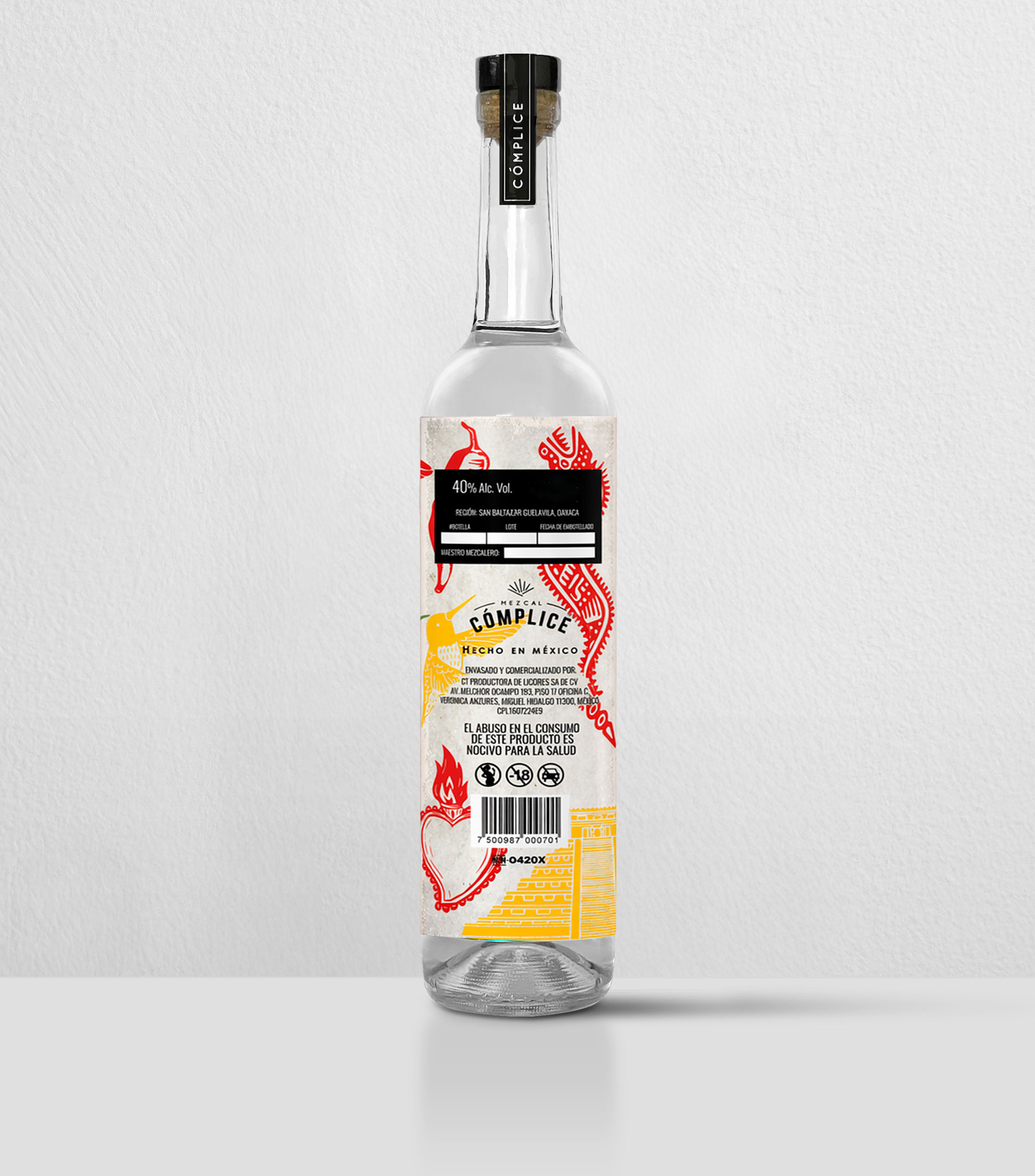 Mezcal Cómplice Mexicano - Edición México 2026, 750 ml