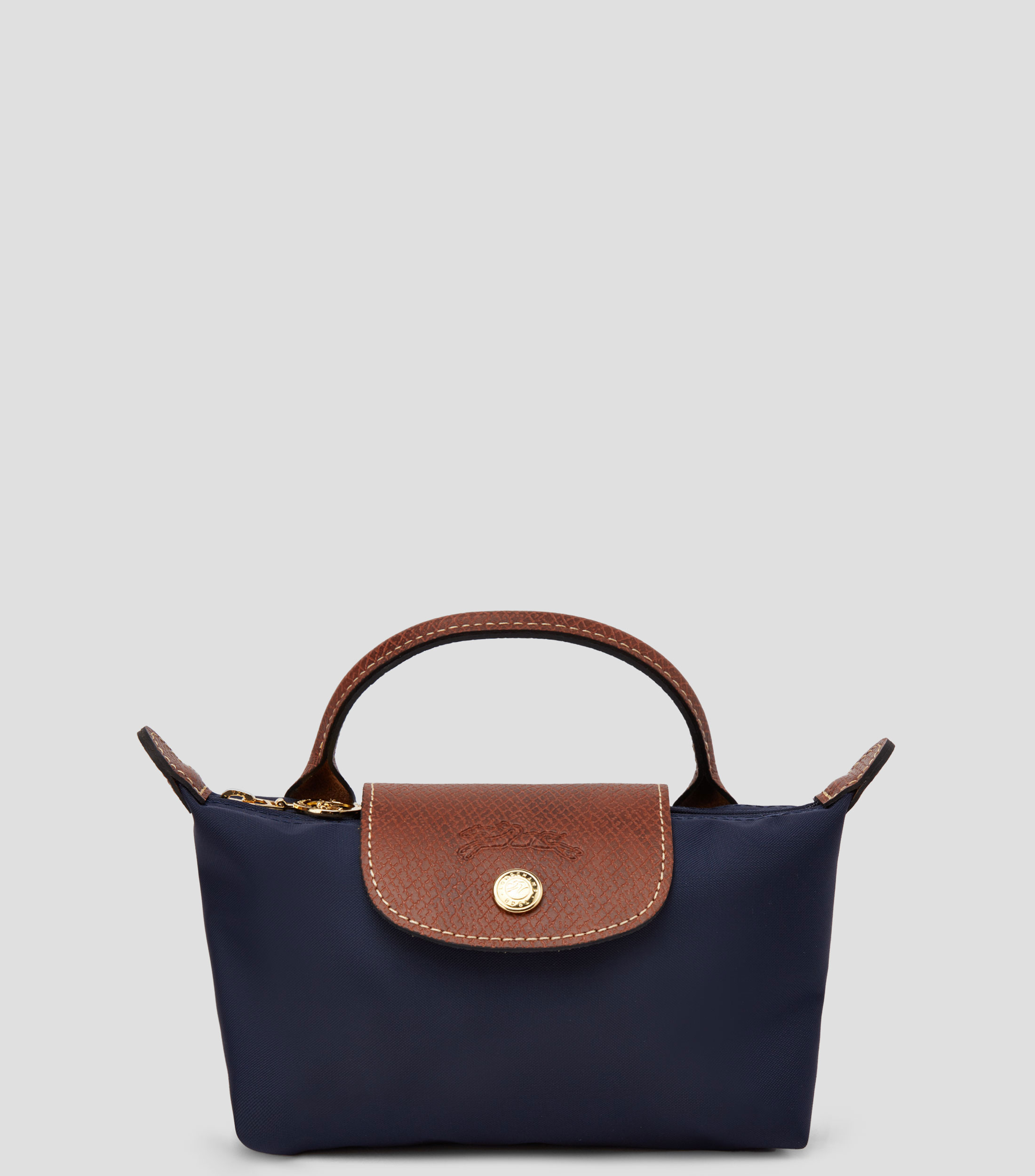 Cosmetiquera azul Le Pliage lisa Mujer