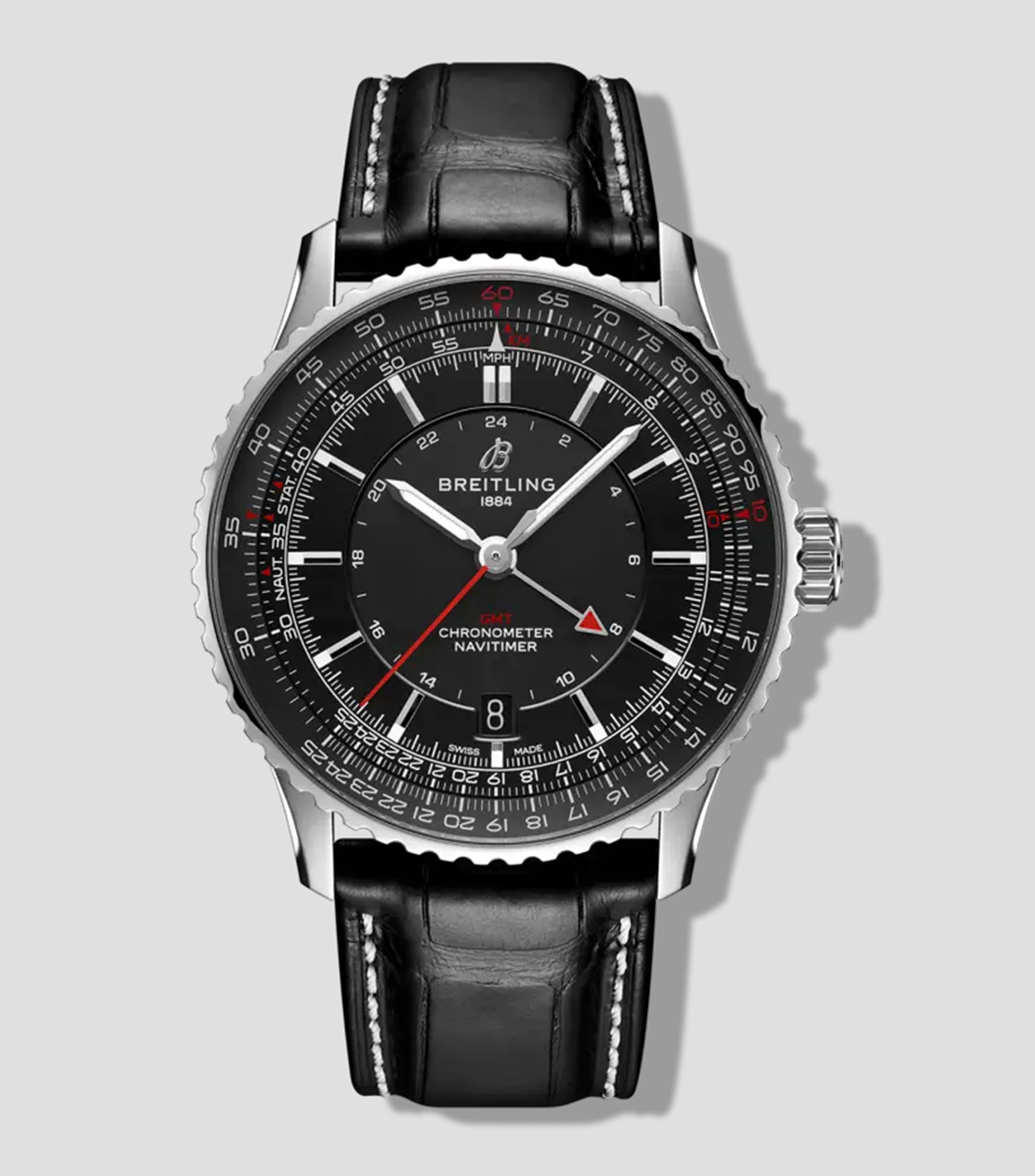 Reloj para Hombre Navitimer Automatic GMT 41 casual plateado