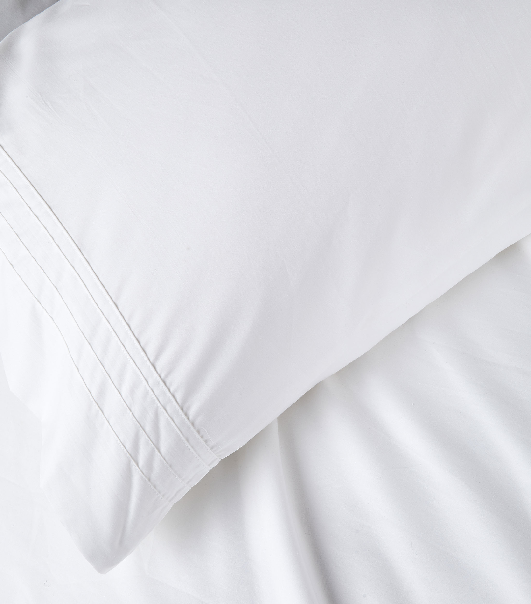 Juego de Sábanas King Size en algodón Luxury Touch, Blanco
