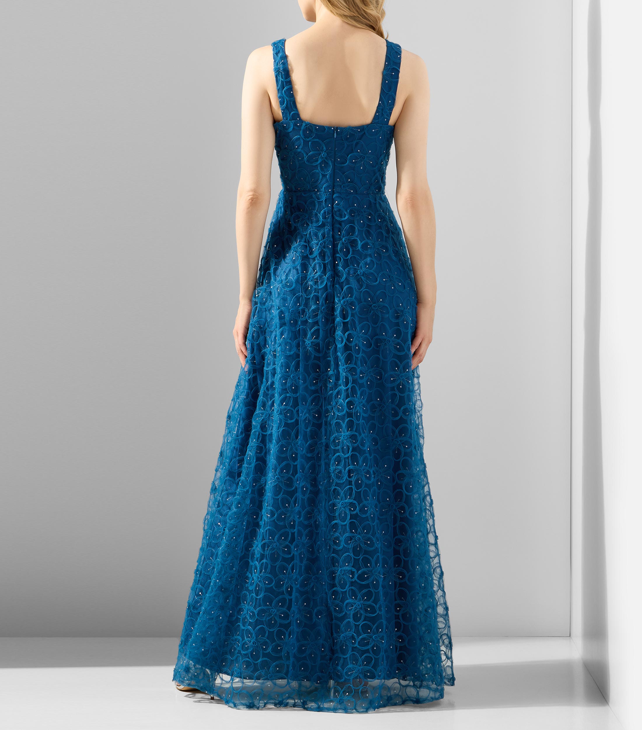 Vestido maxi fantasía Mujer