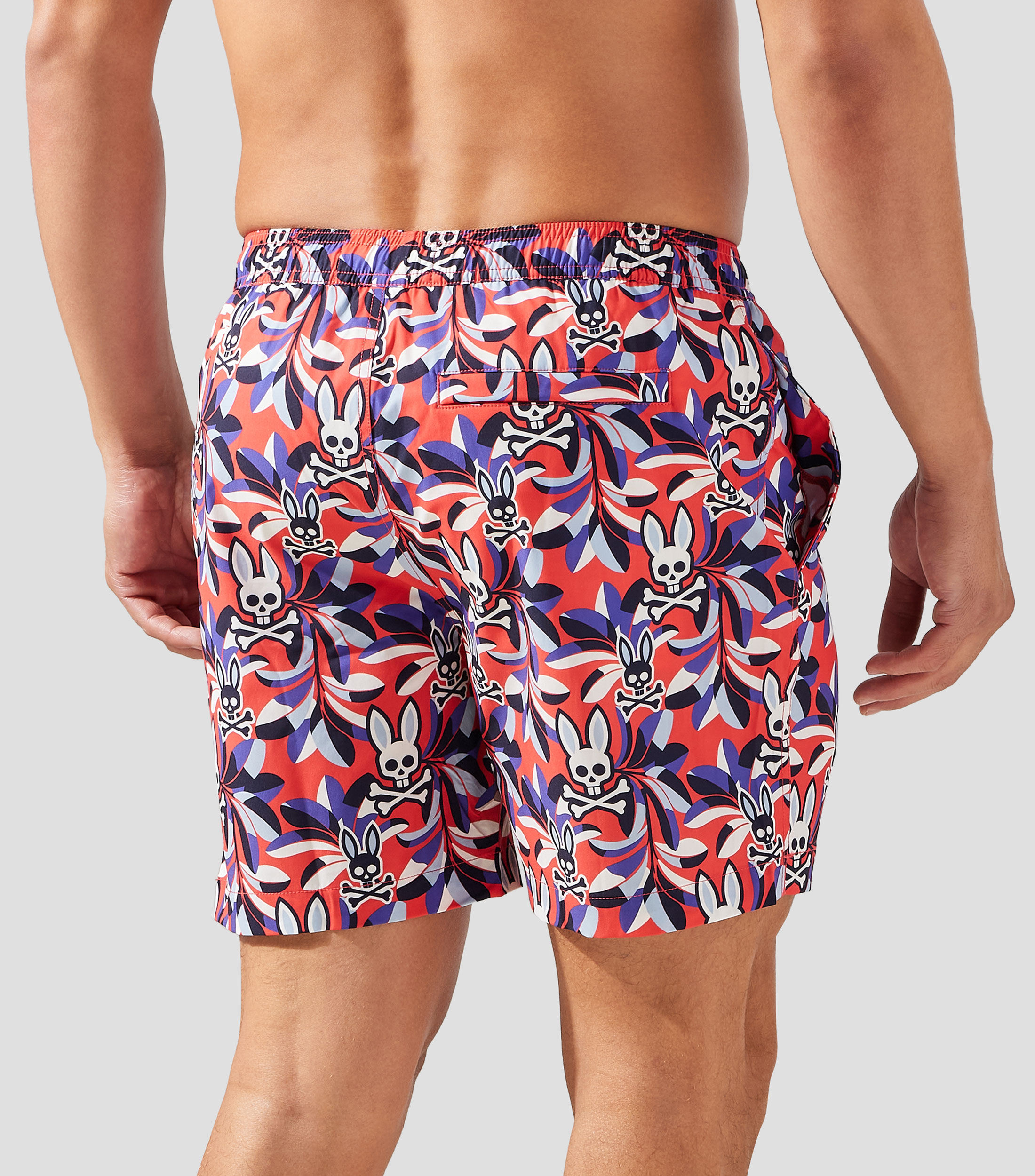 Traje de baño largo estampado Hombre