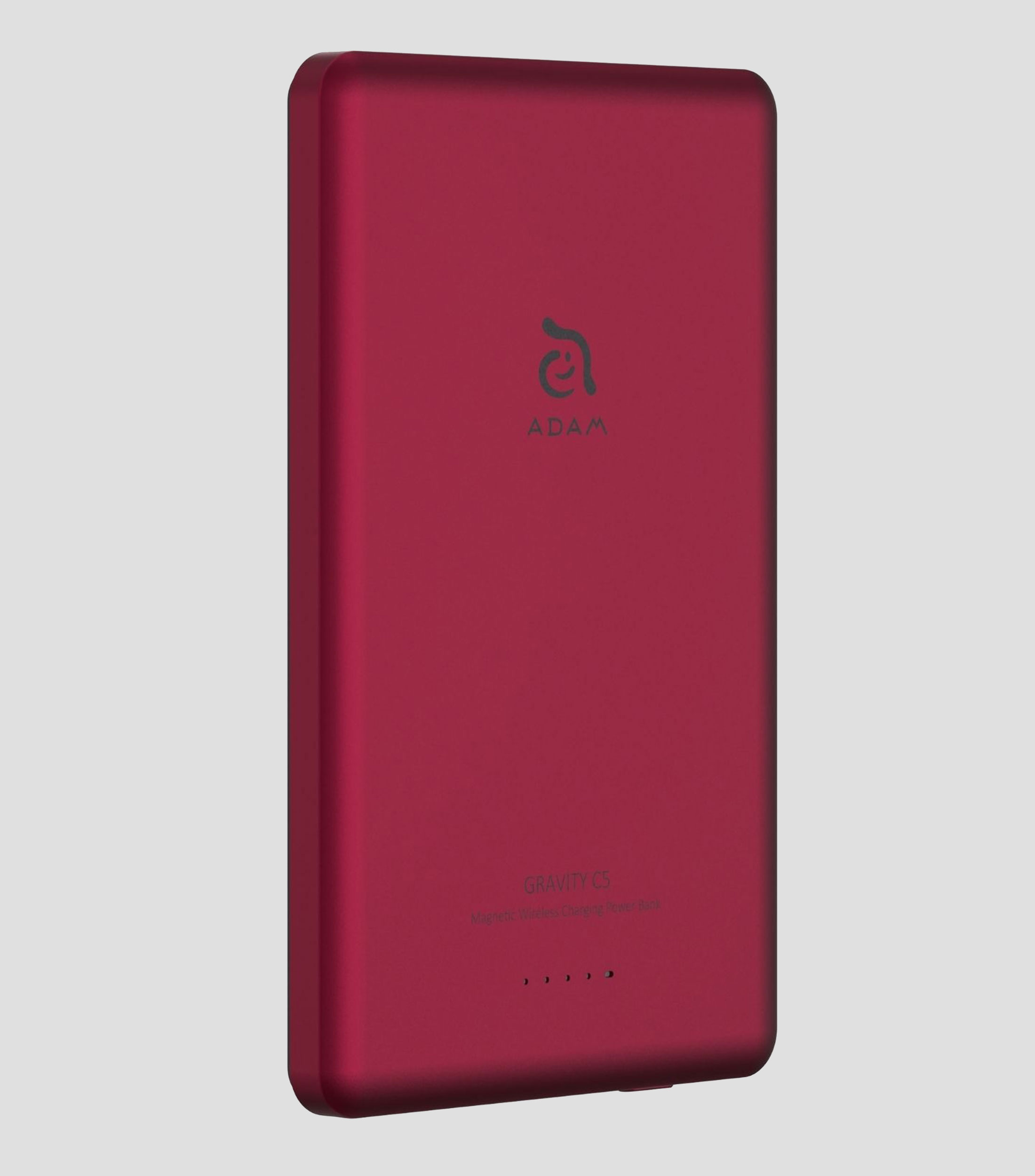 Bateria Portatil Magnetica GRAVITY C5 5,000 mAh Rojo