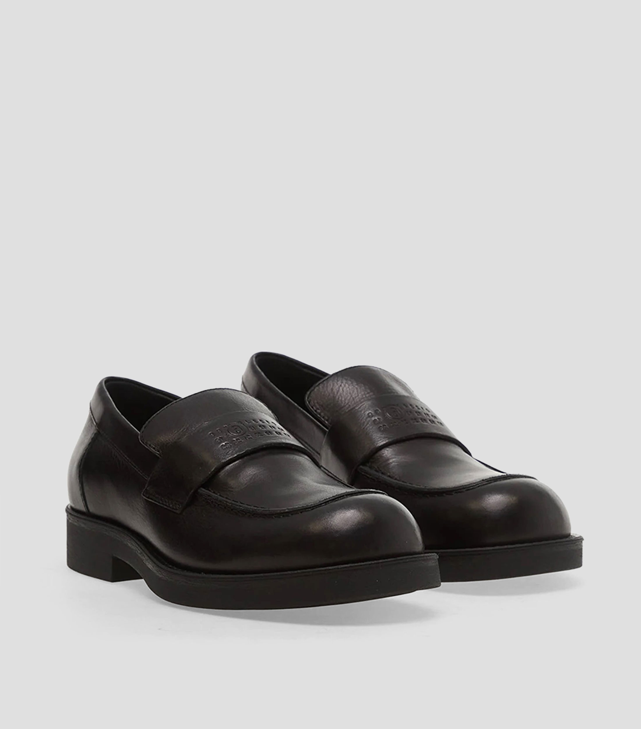 Mocasines City Bikers en piel con cinta Mujer