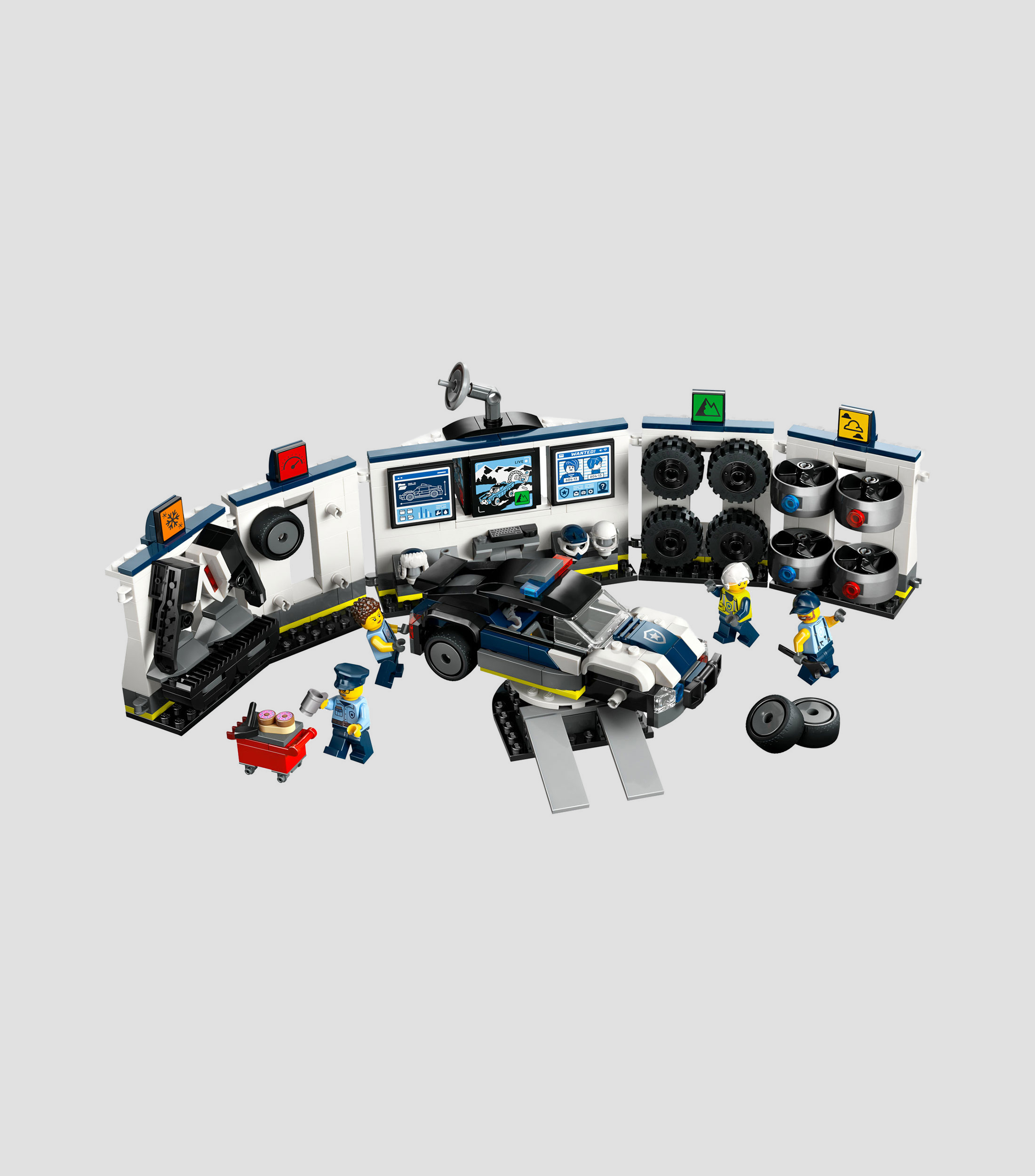 Lego City Taller de Modificación de Autos de Policía 60457