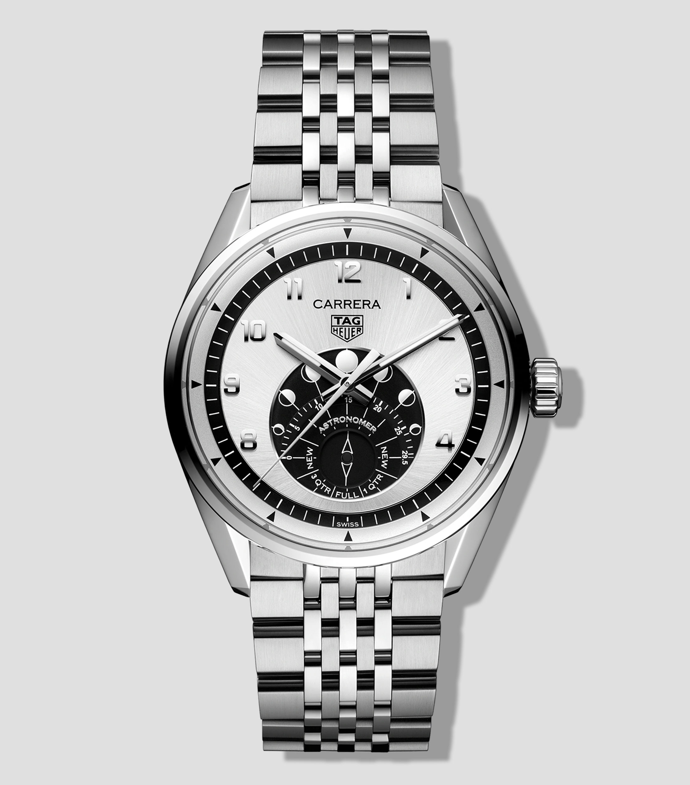 Reloj para Hombre Carrera Casual Plateado