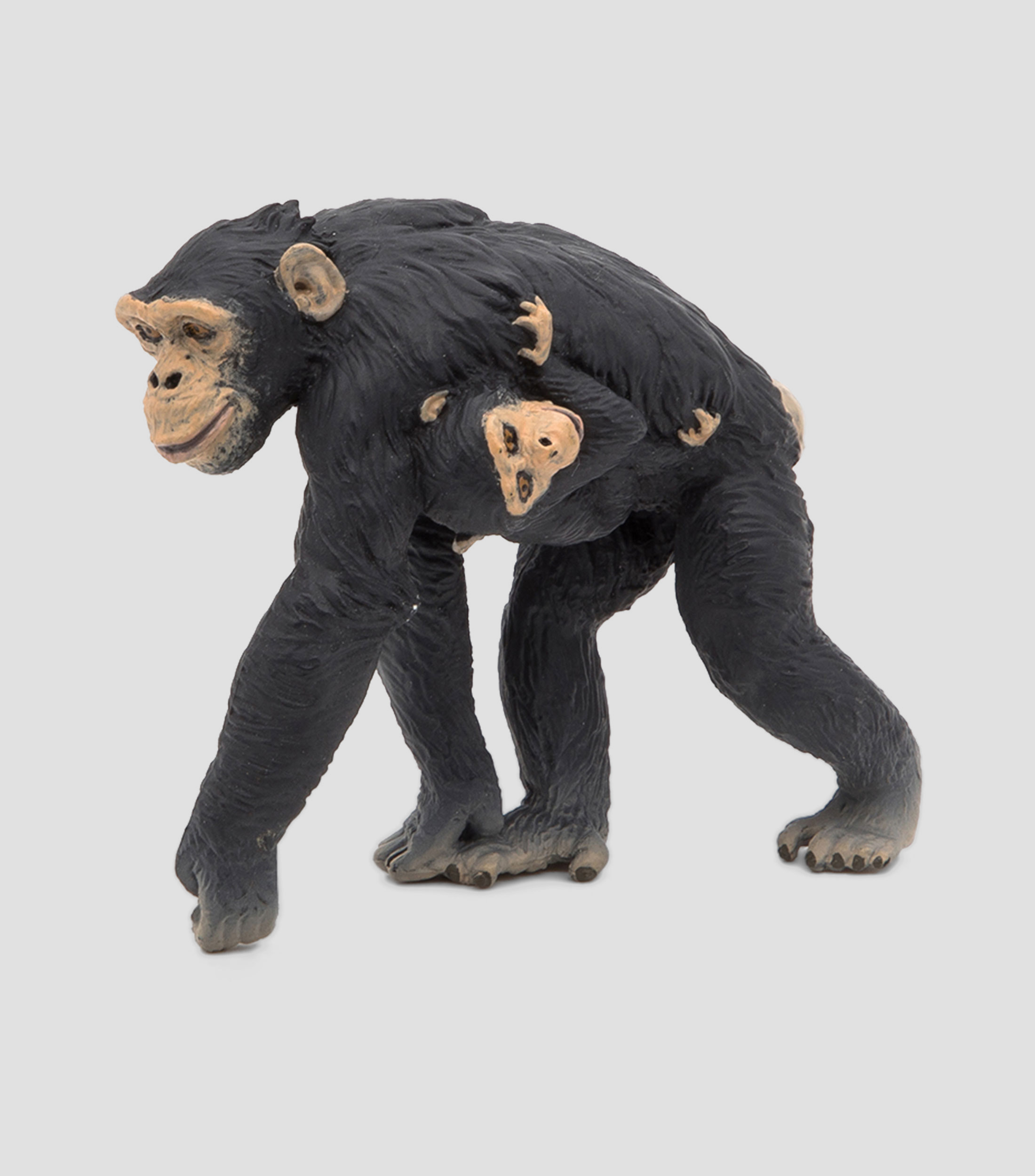 Figura Coleccionable Chimpance con bebe
