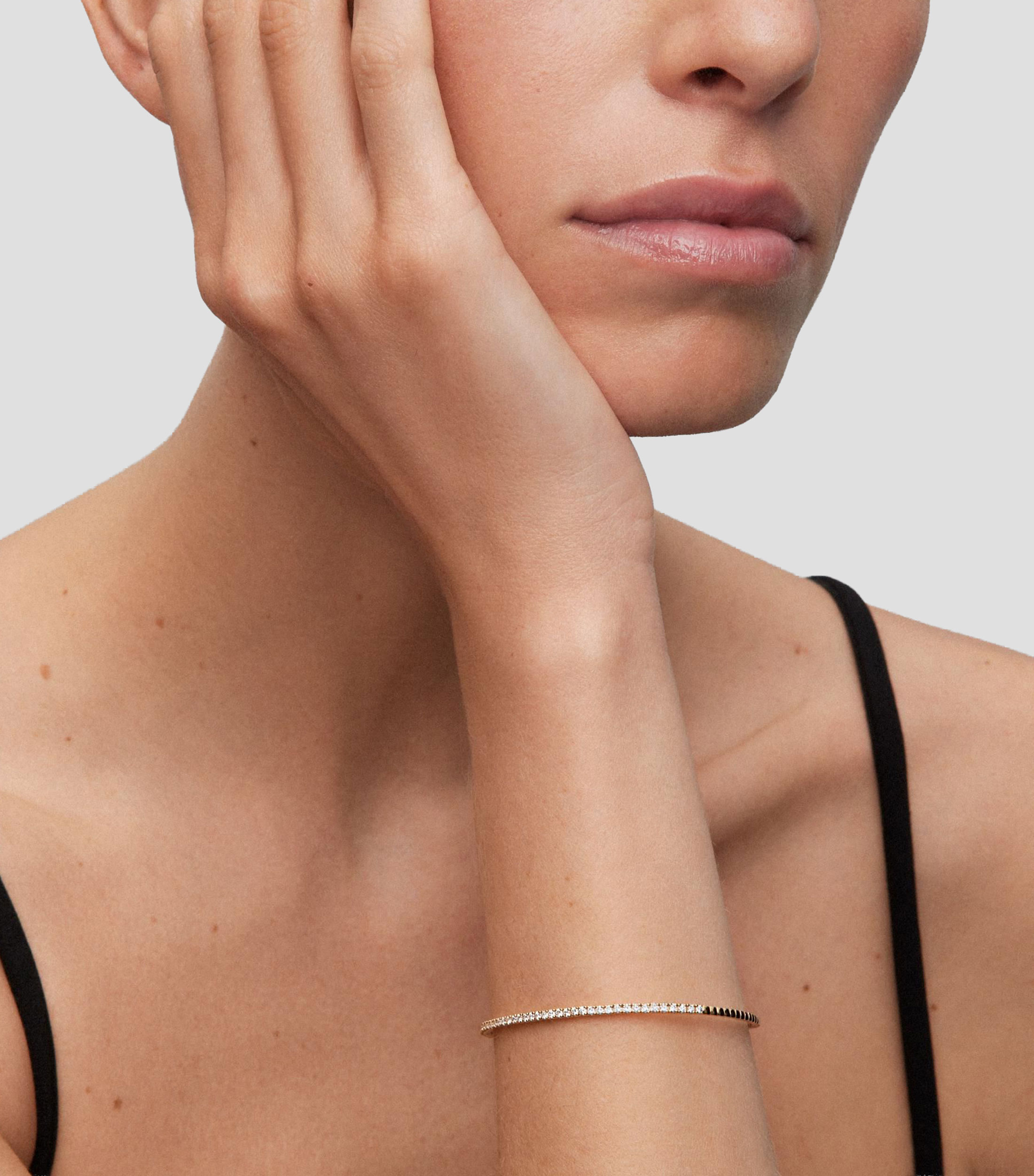 Brazalete en Oro amarillo Rivière Mujer