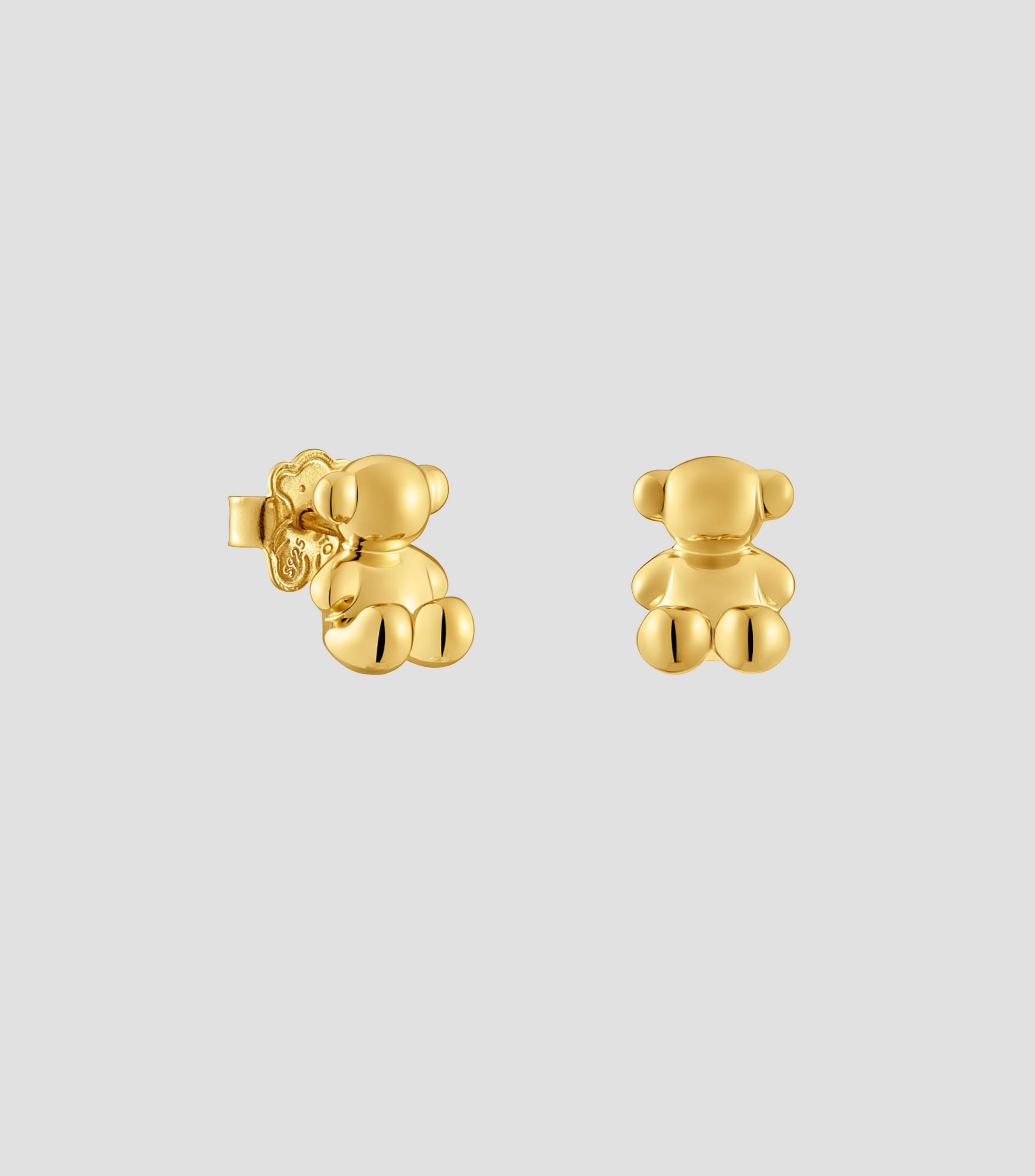 Aretes en Plata Oso Mujer