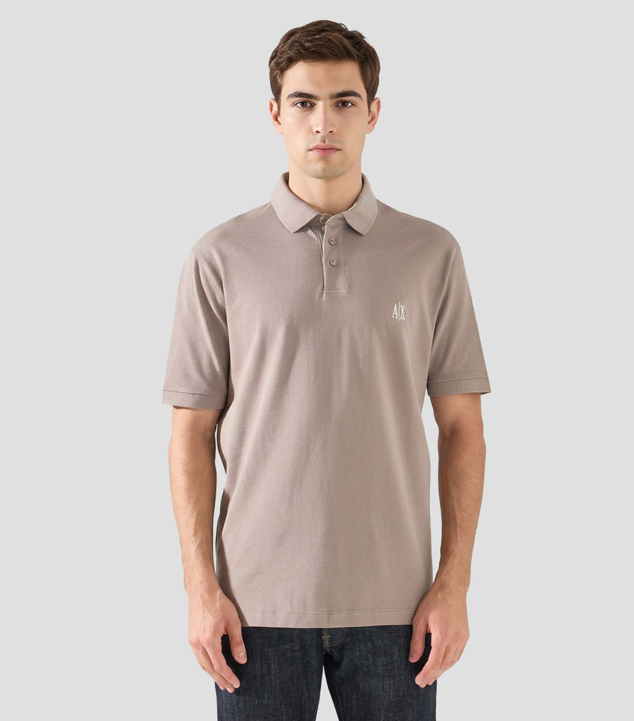 Playera Tipo Polo Manga Corta Hombre