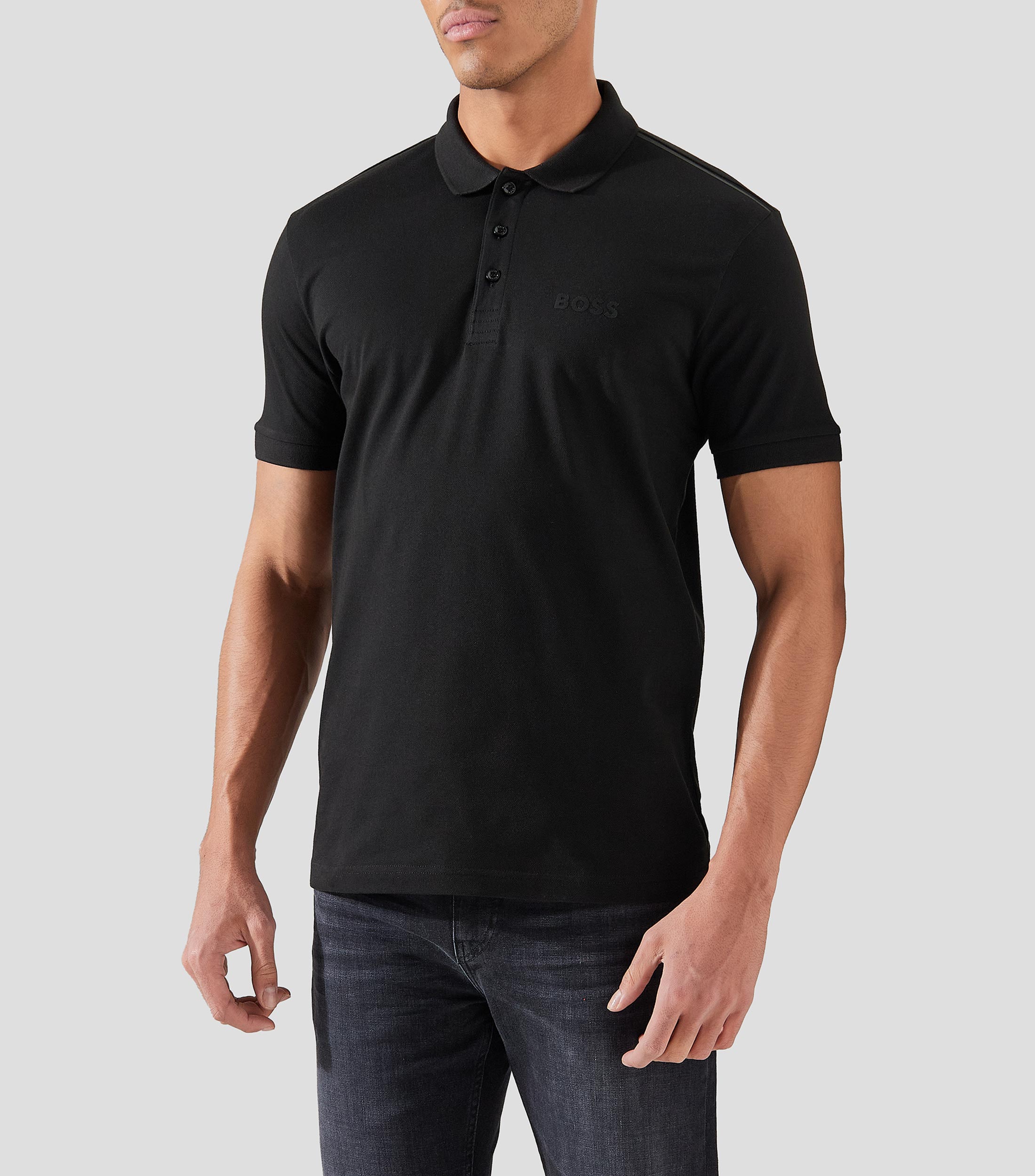 Playera tipo polo con manga corta Hombre