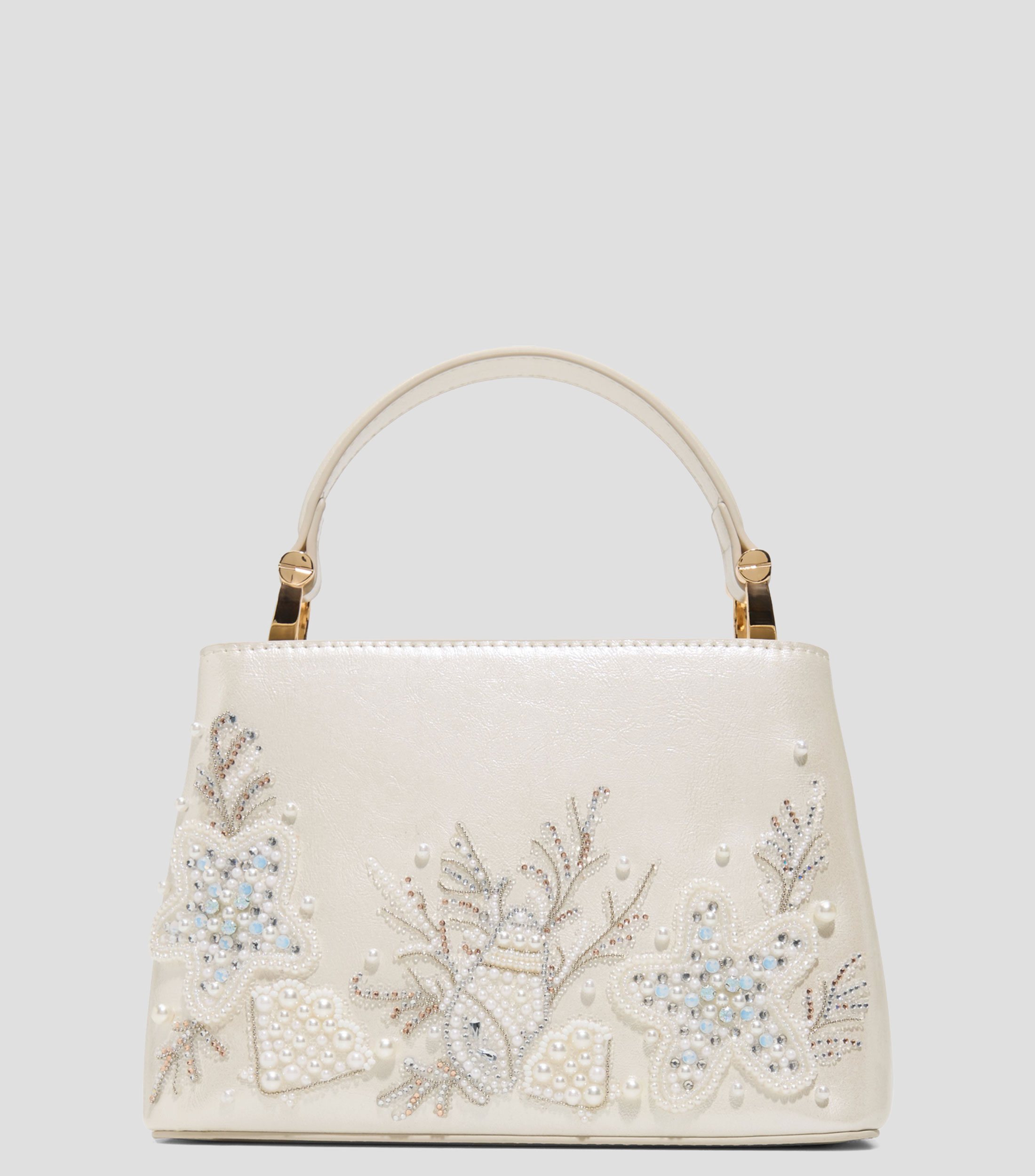 Bolsa shoulder Coraluna con pedrería Mujer