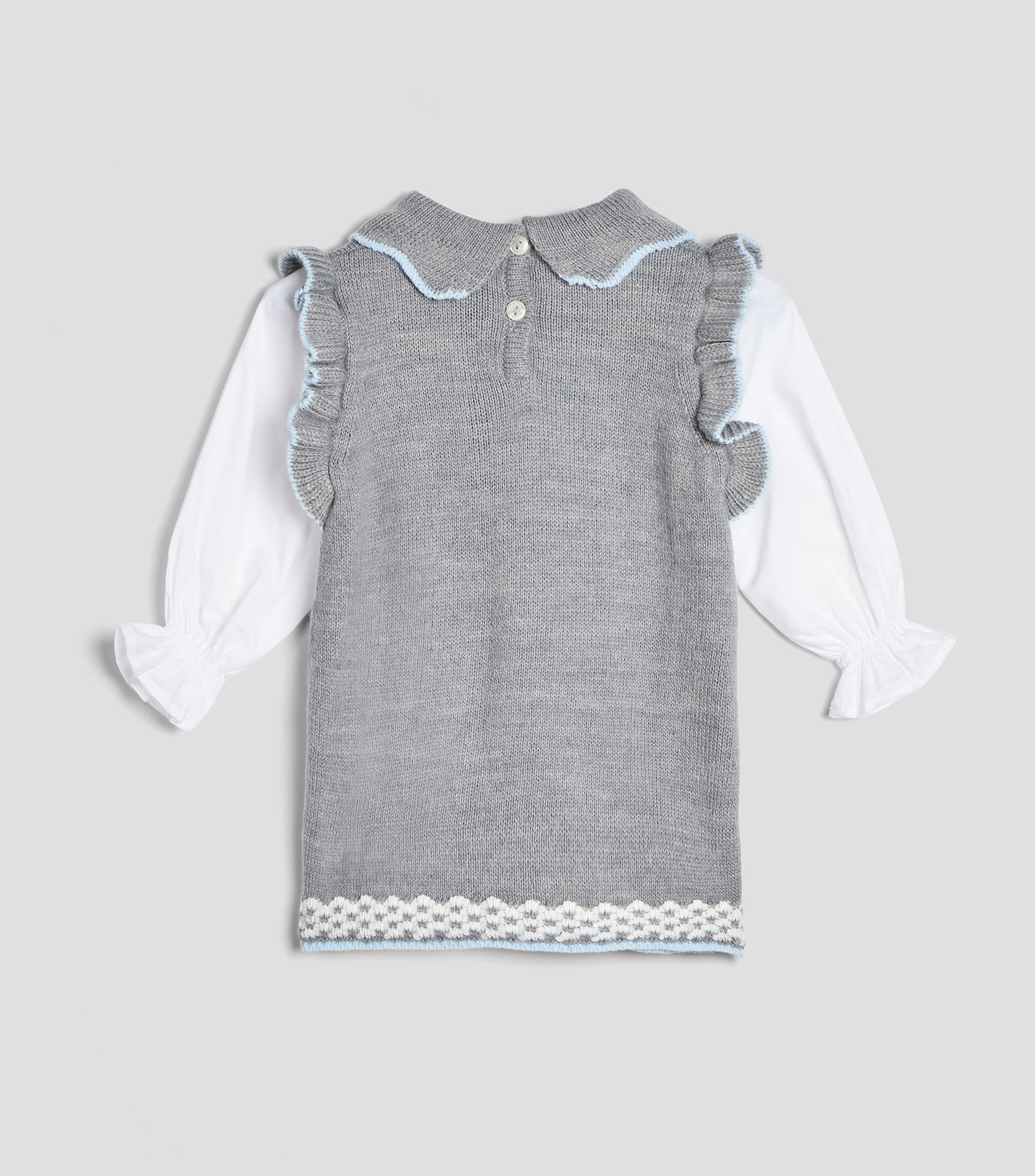 Vestido manga larga estampado Bebé