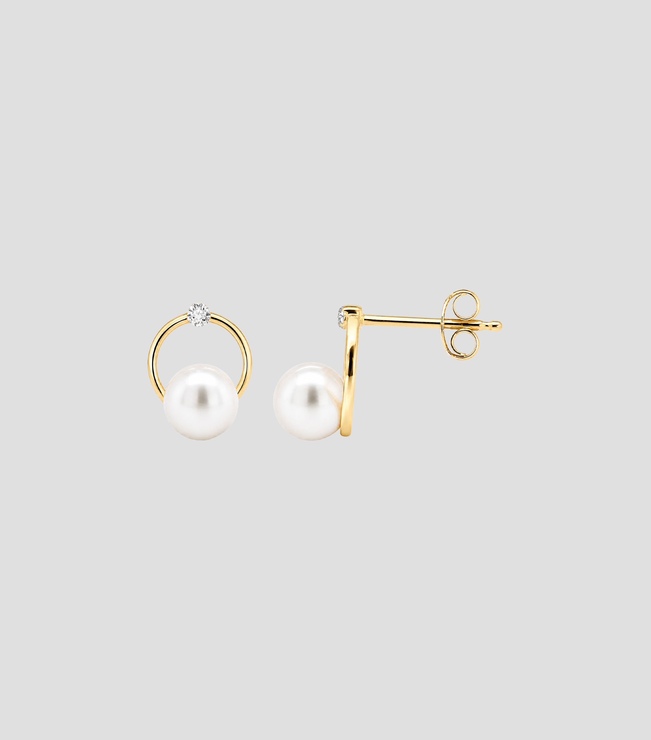 Aretes en Oro de 14 Kilates Mujer