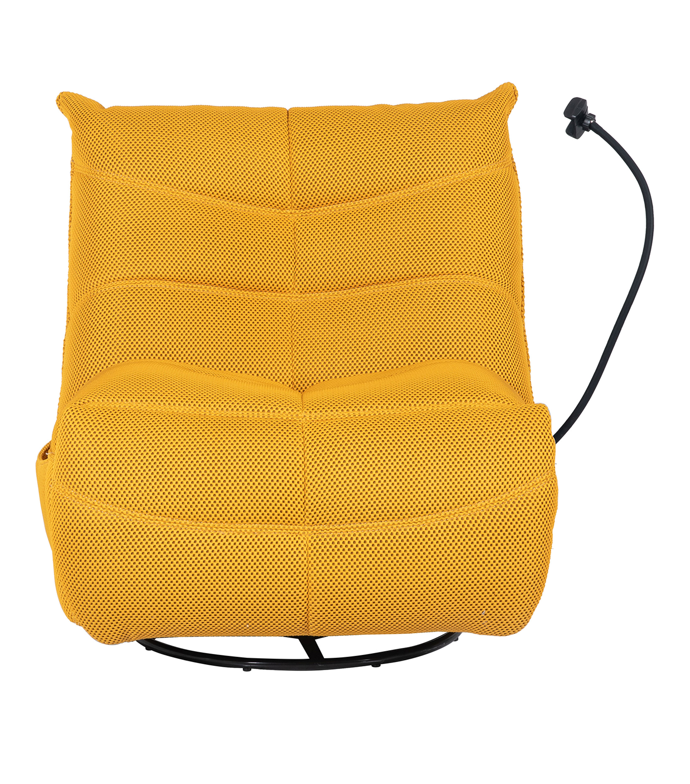 Sillón Reclinable Giratorio - Mostaza