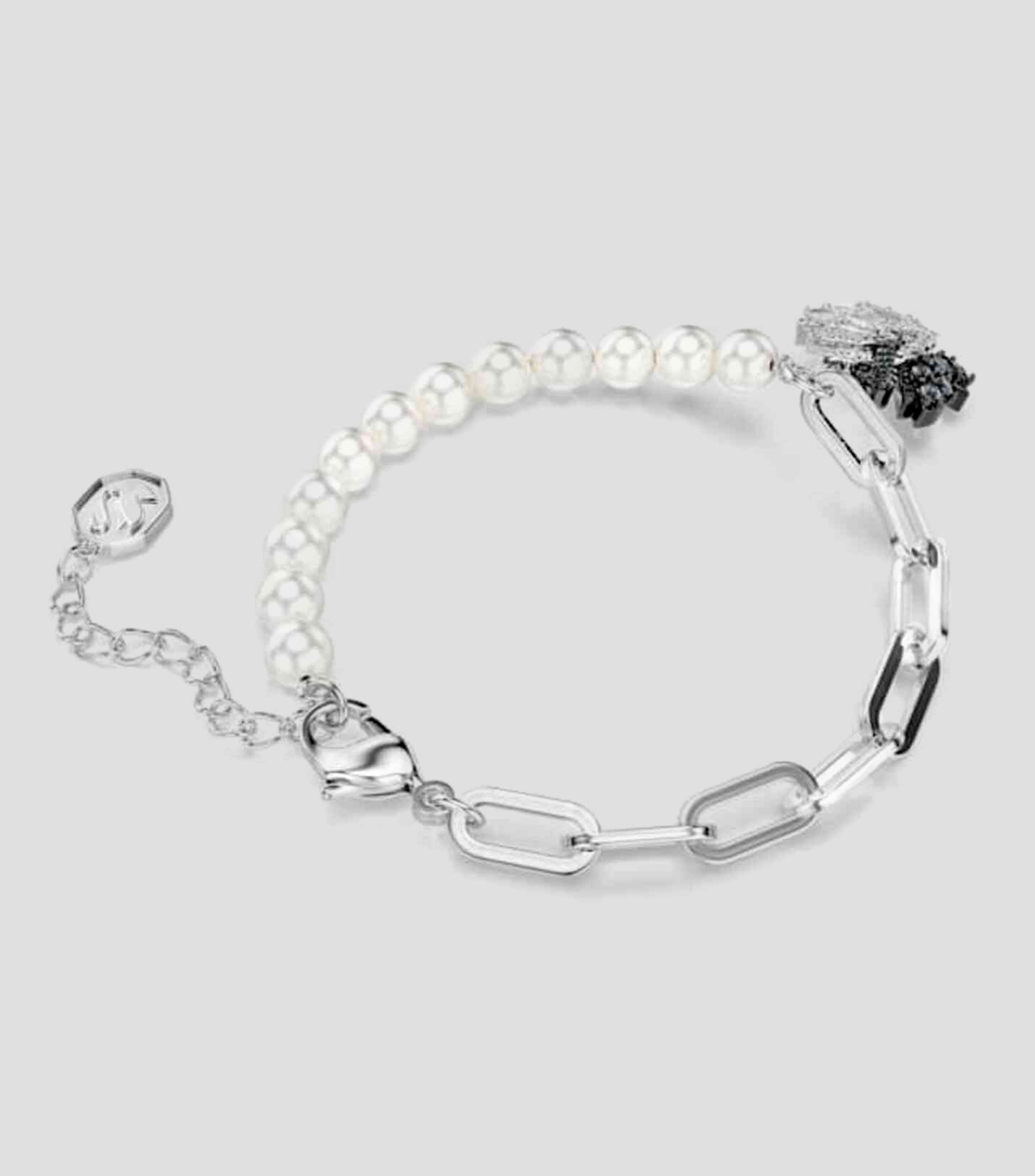 Pulsera con dije de cisne Mujer