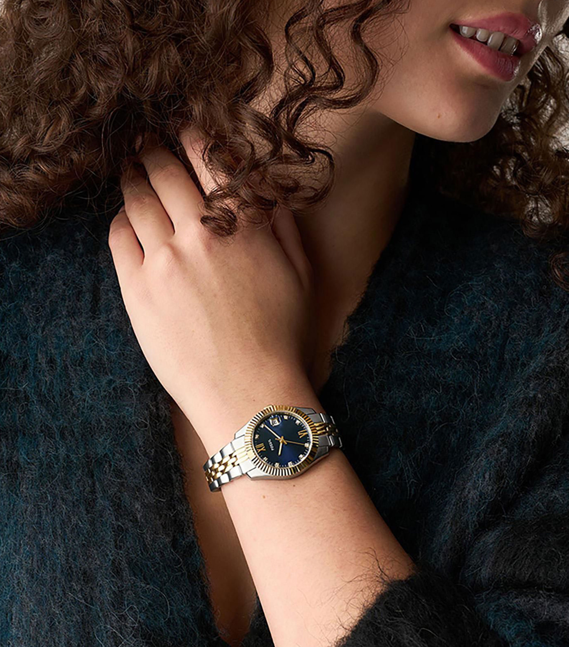 Reloj para mujer Scarlette casual plateado
