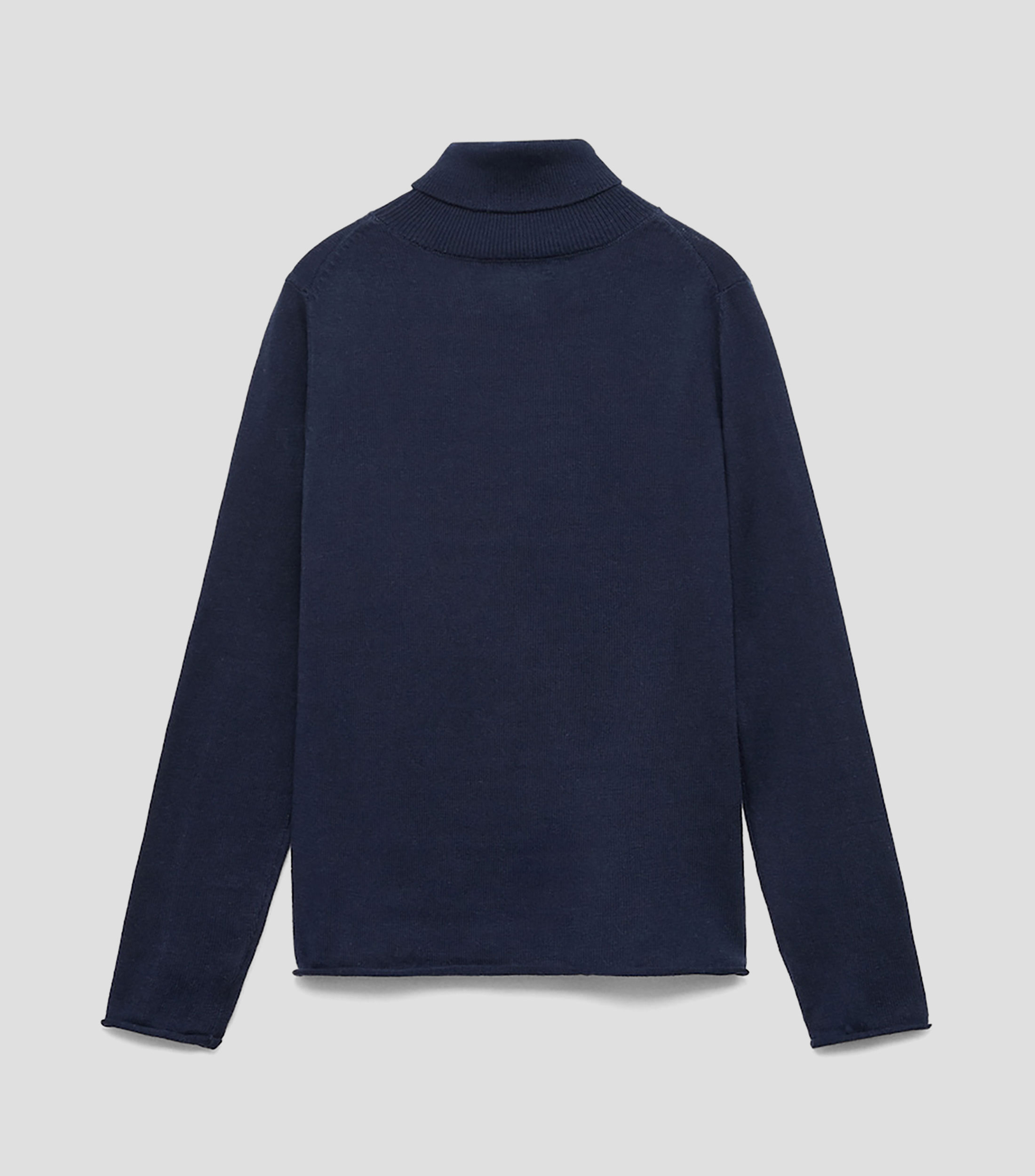 Suéter cuello alto liso Niña