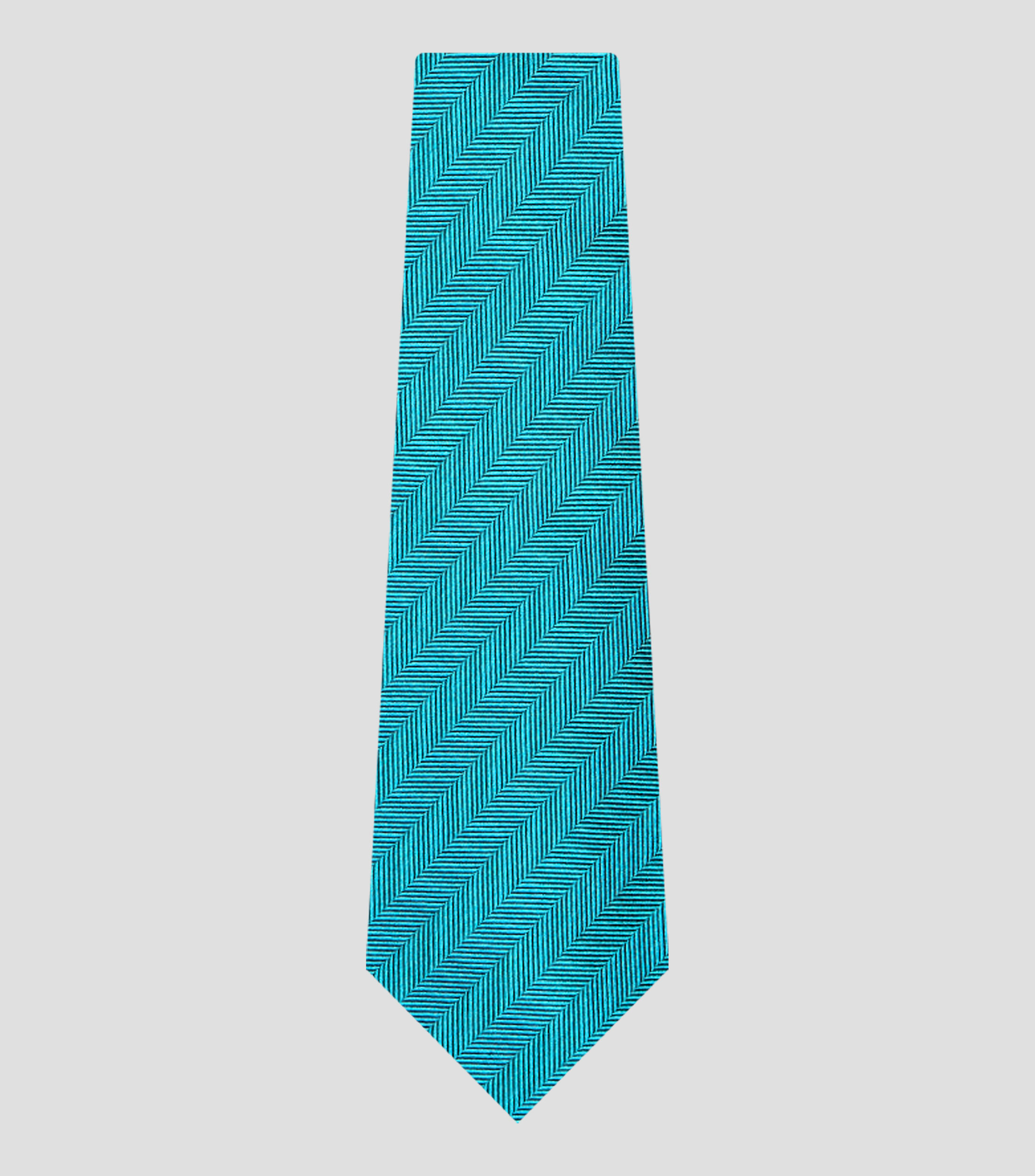 Corbata ancha de seda con líneas